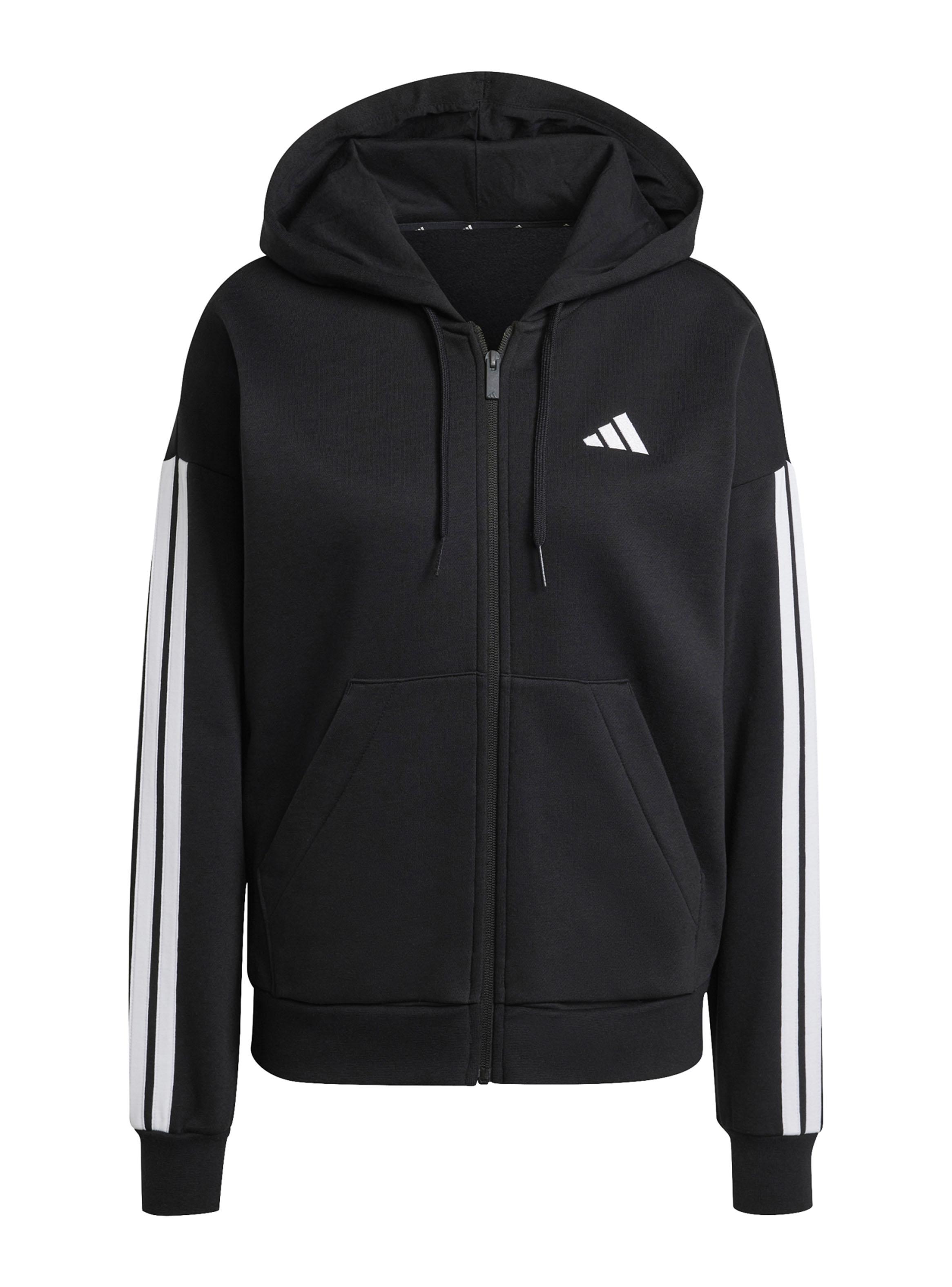 Polerón Cierre Frontal y Capucha Essentials Fleece 3 Tiras-5