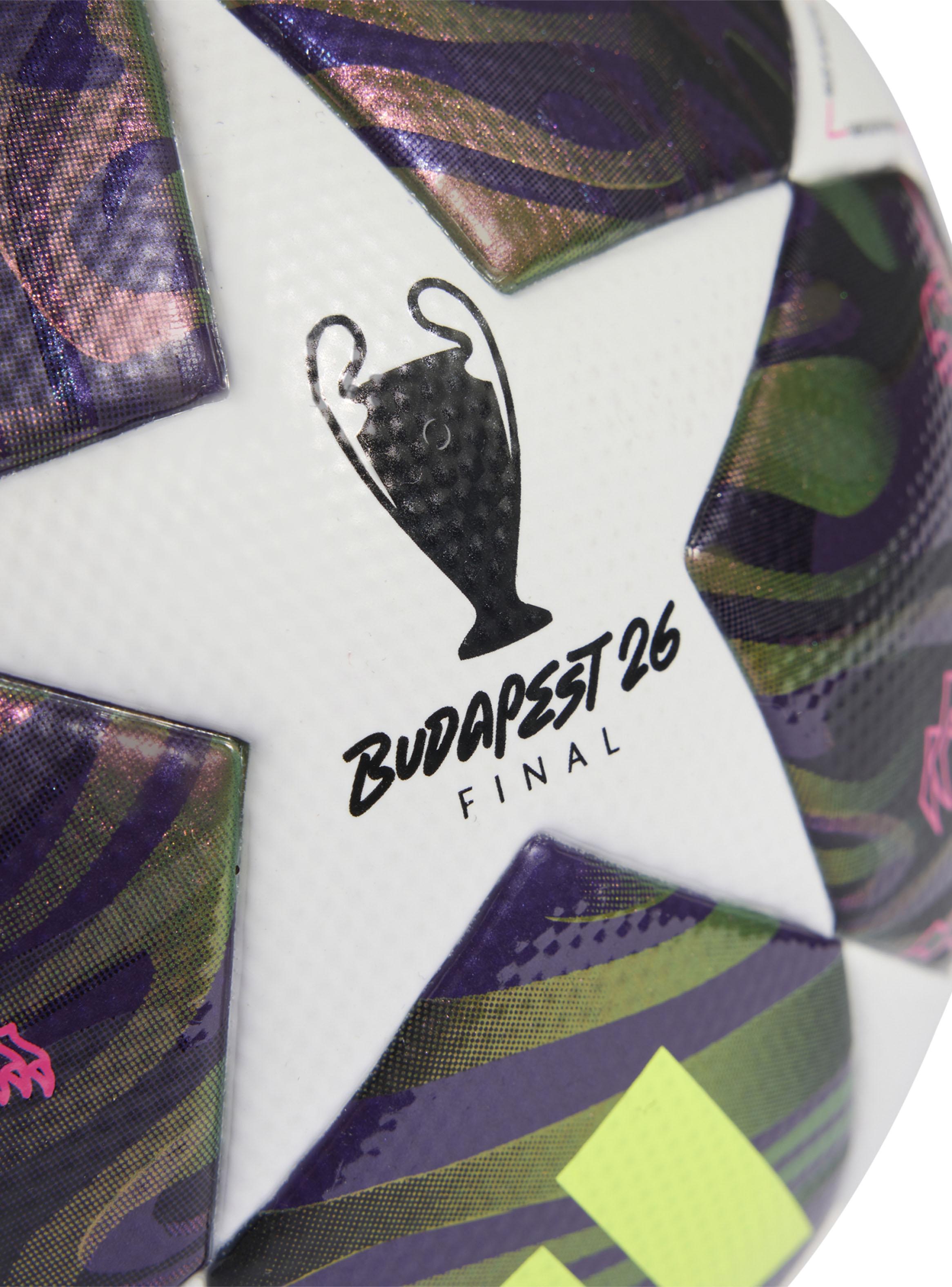 Pelota de Fútbol Final Champions League Budapest 2026-3