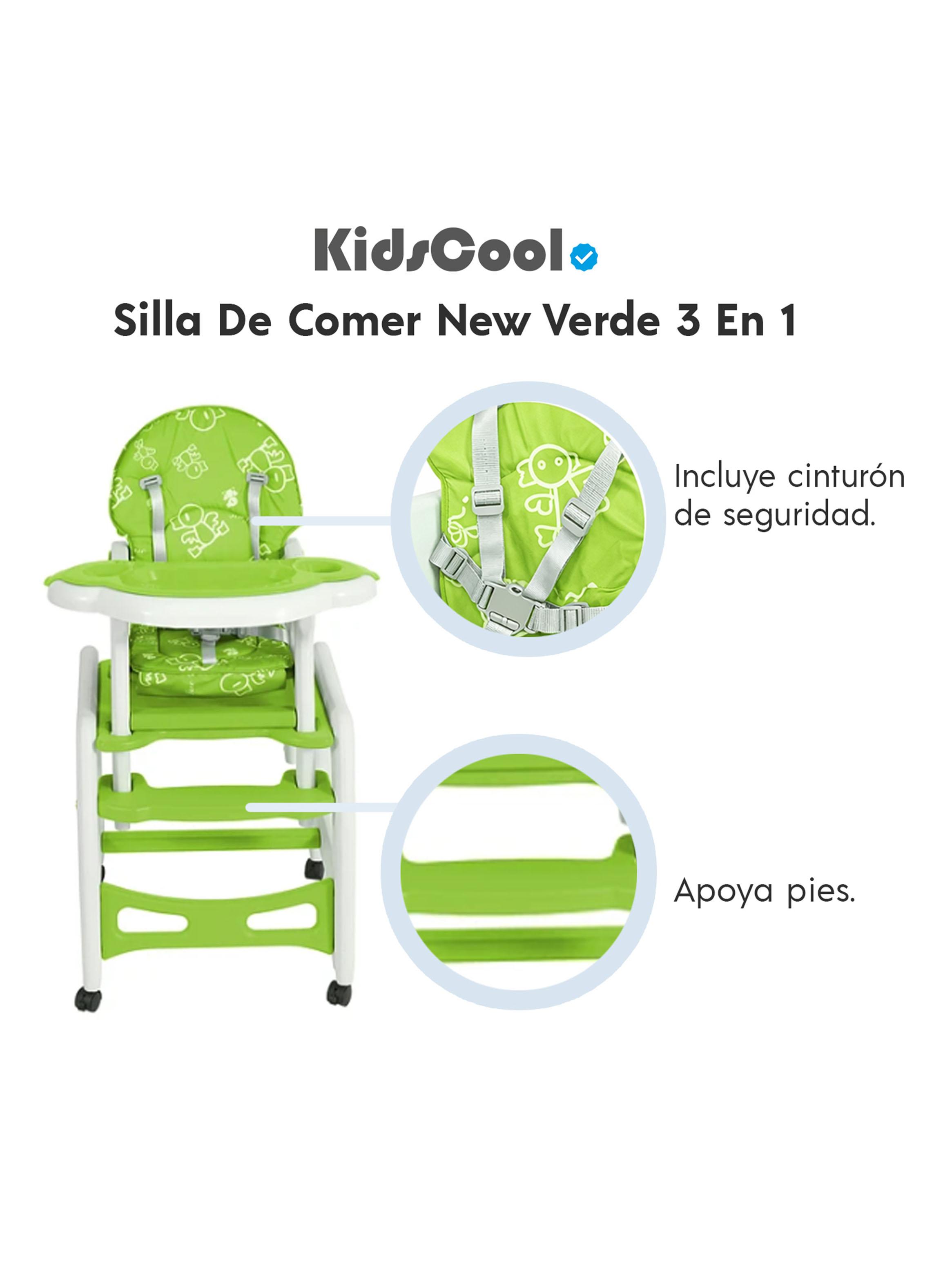 Silla de Comer New 3 Funciones Verde-5