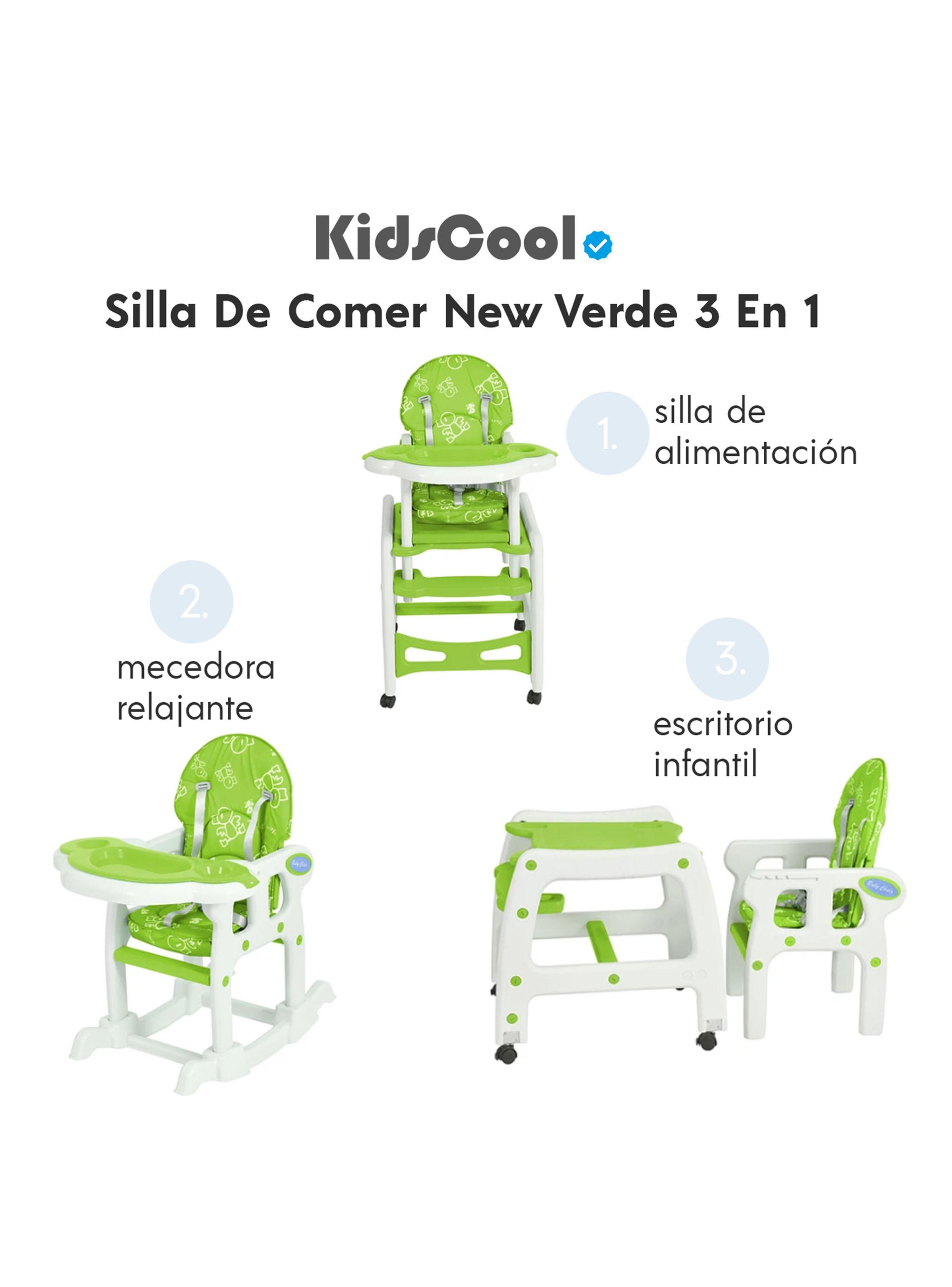 Silla de Comer New 3 Funciones Verde-4