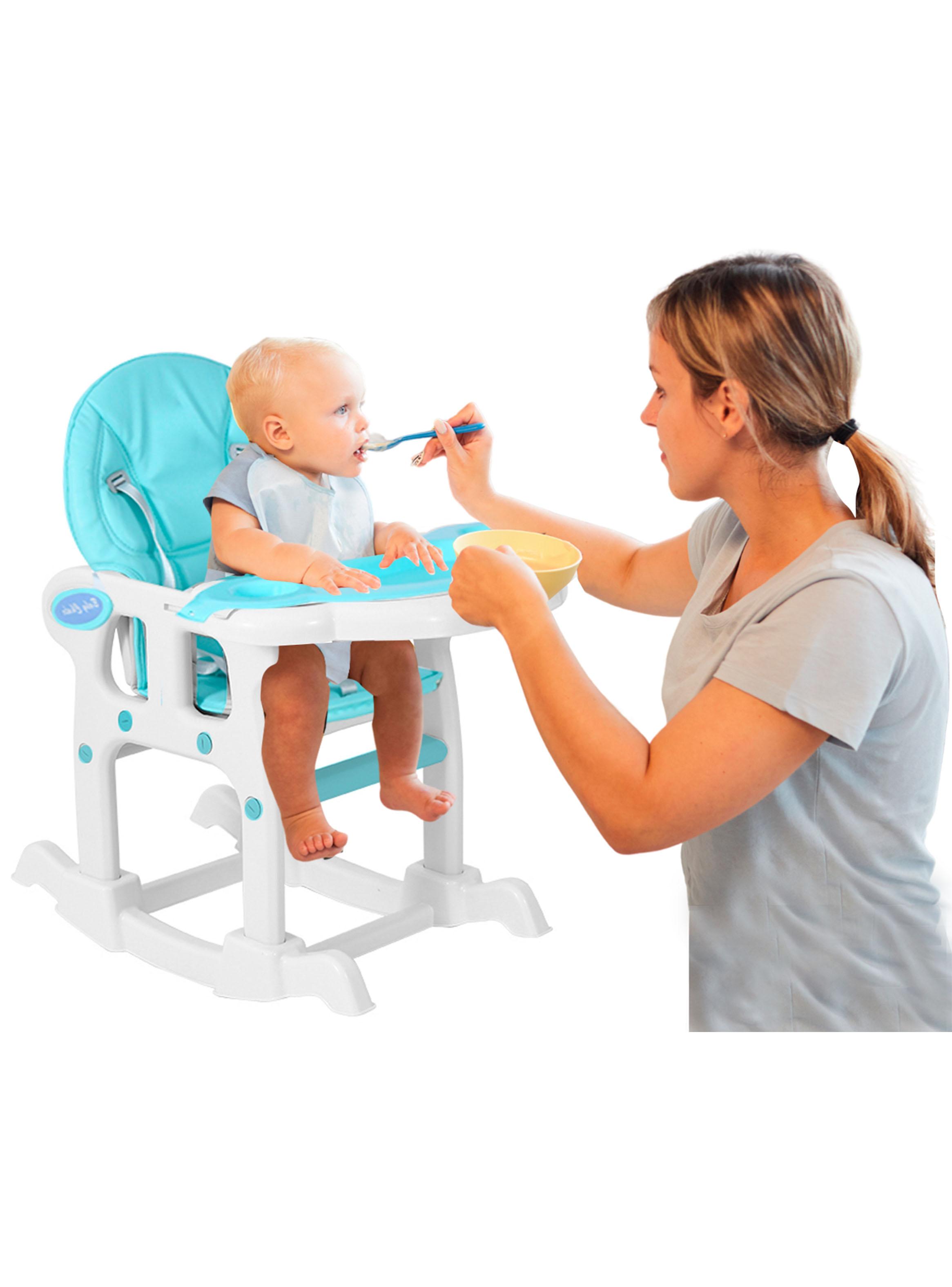 Silla de Comer New Fresh 3 Funciones Blue-5