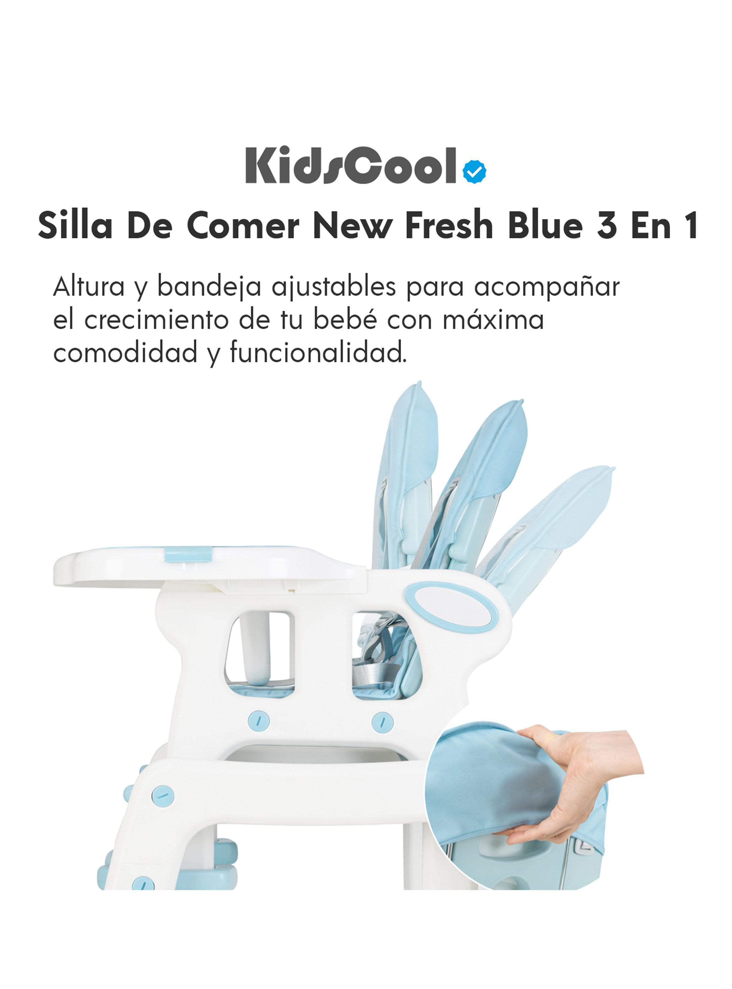 Silla de Comer New Fresh 3 Funciones Blue-3