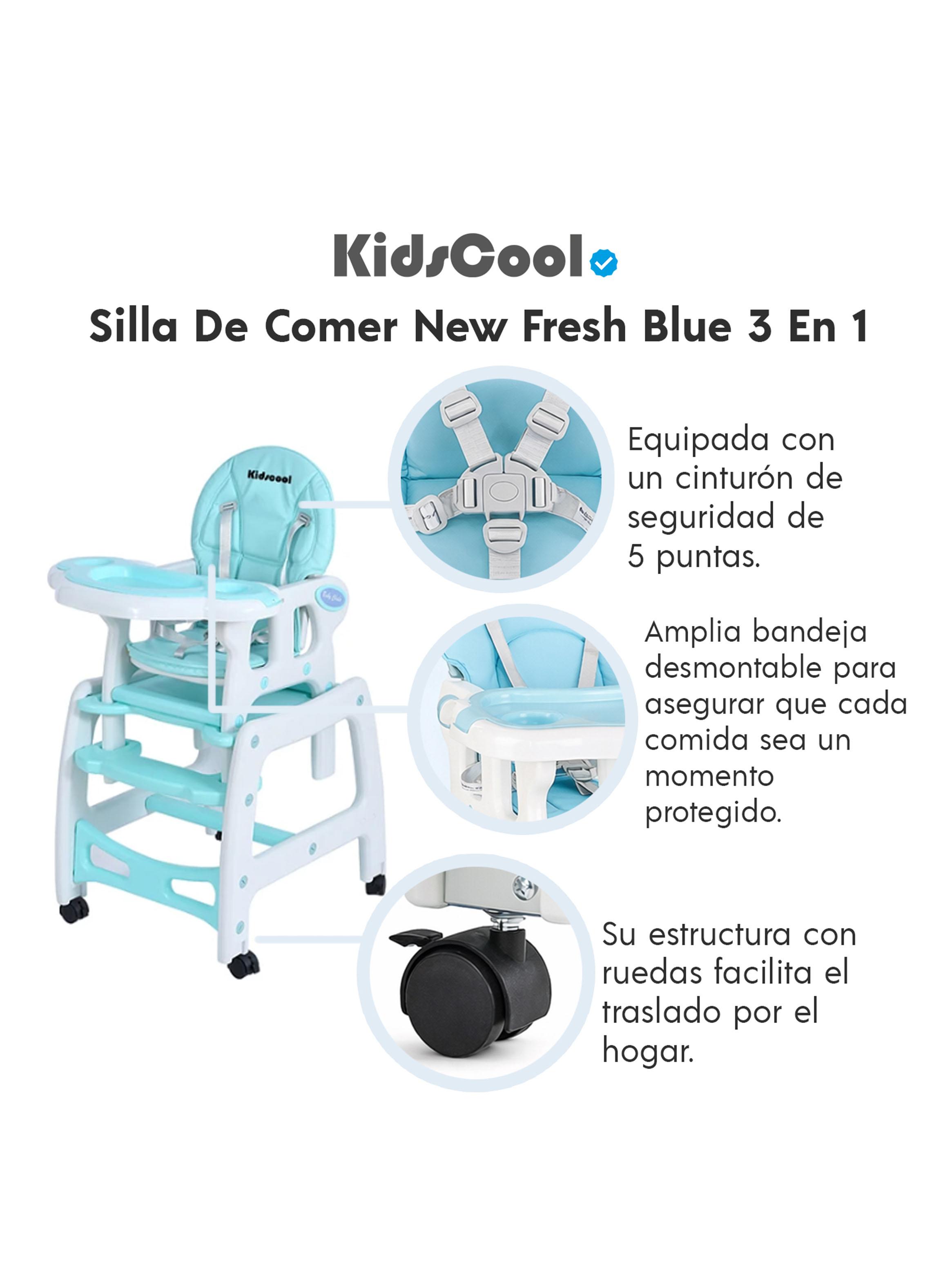 Silla de Comer New Fresh 3 Funciones Blue-4