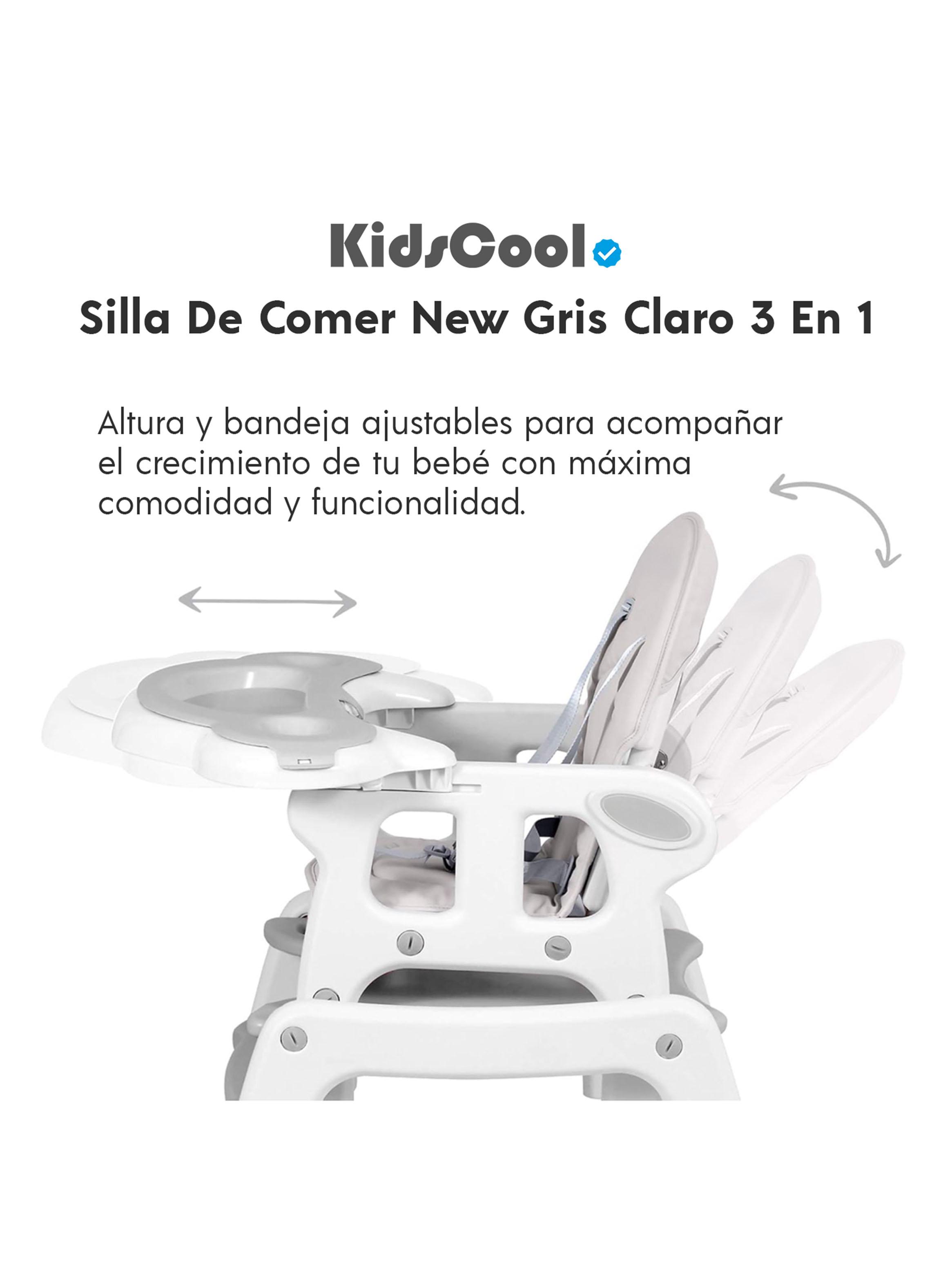 Silla de Comer New 3 Funciones Gris Claro-3