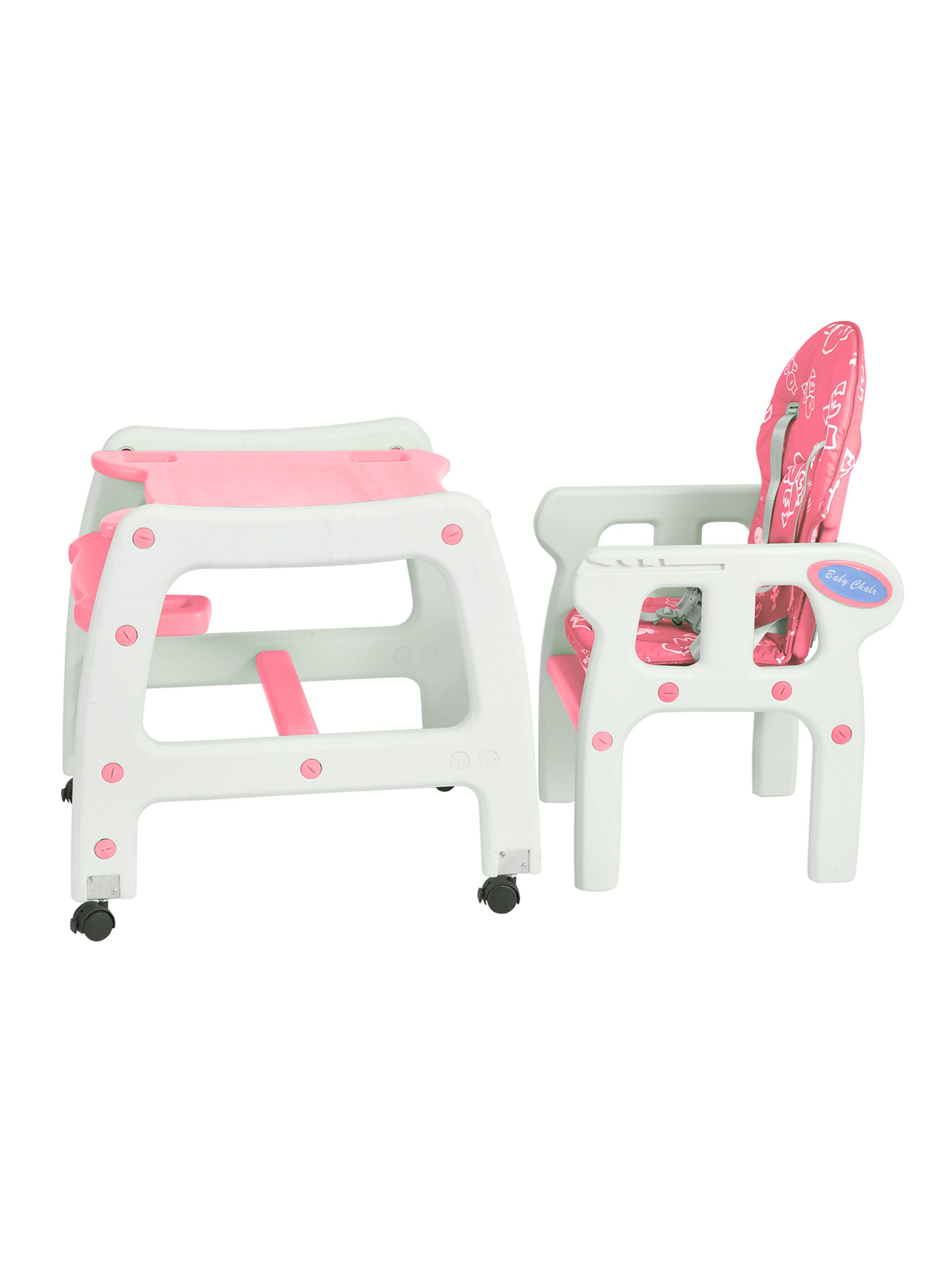 Silla de Comer New 3 Funciones Rosa-2