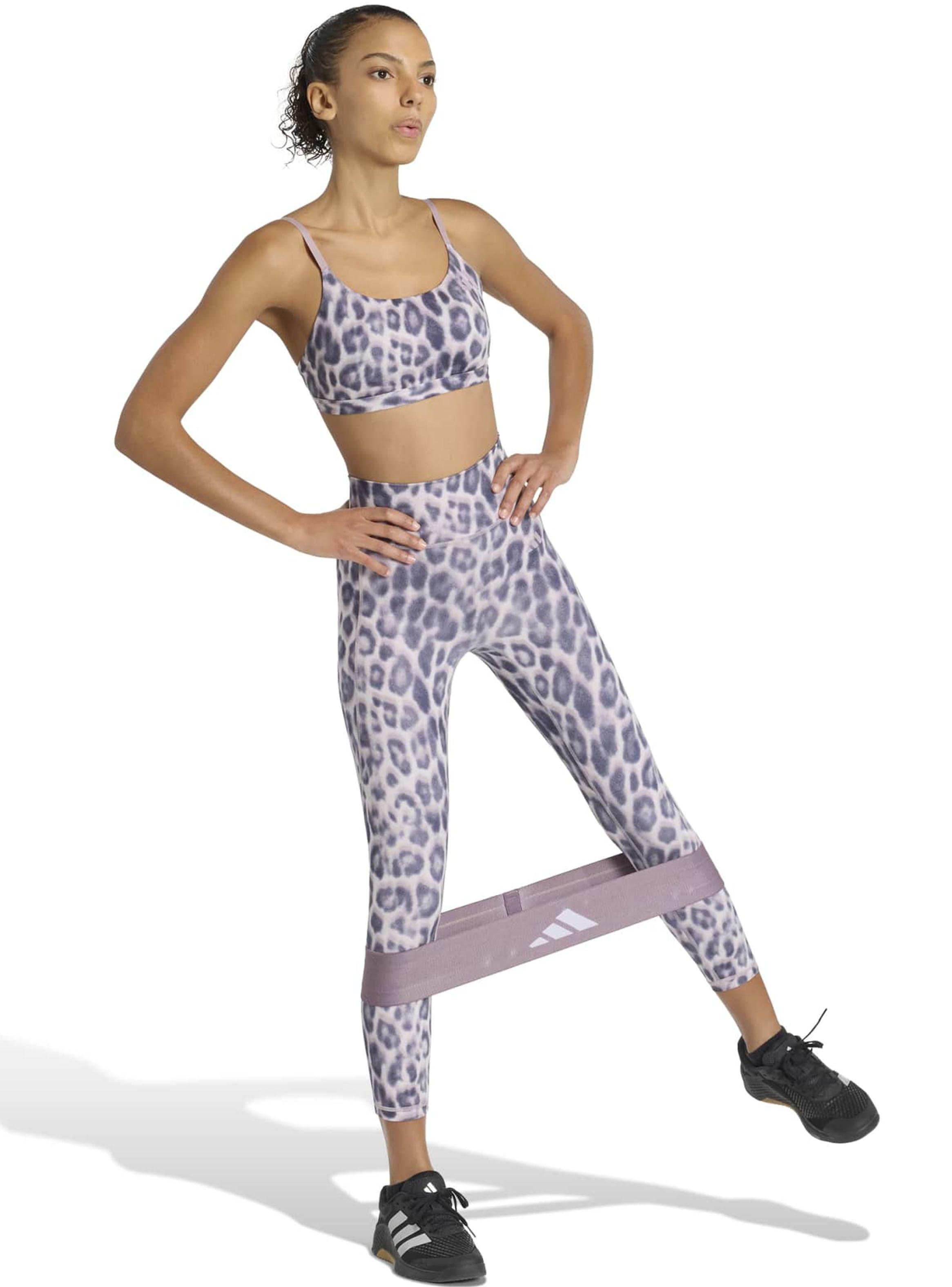 Peto Animal Print Top Training Opt Aop LS Bra-4