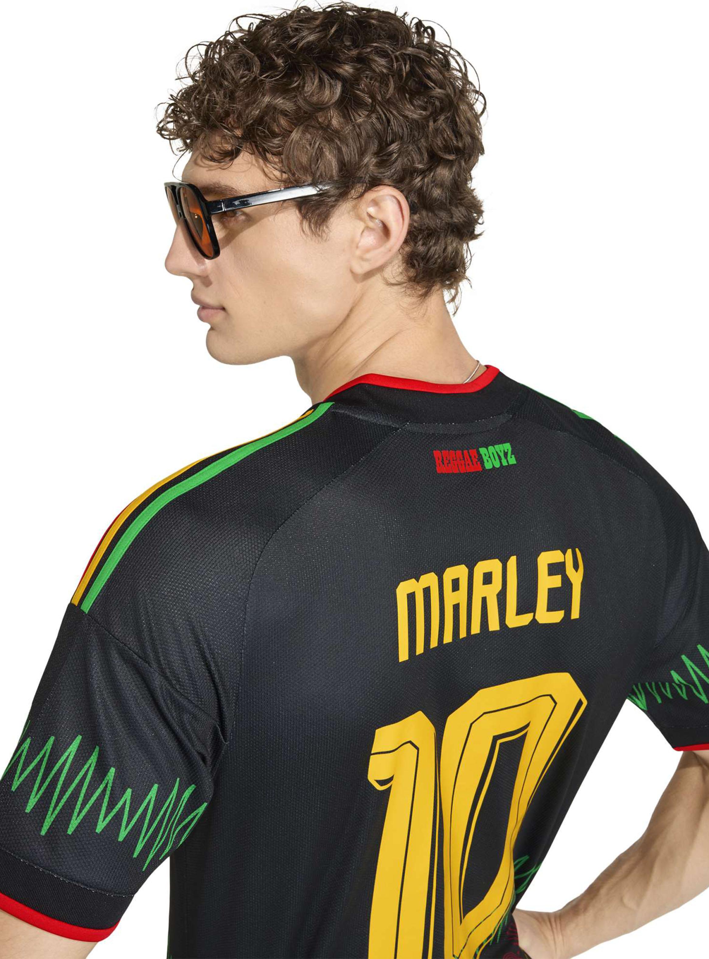 Camiseta de Fútbol Jamaica Visita 2026 Bob Marley-3
