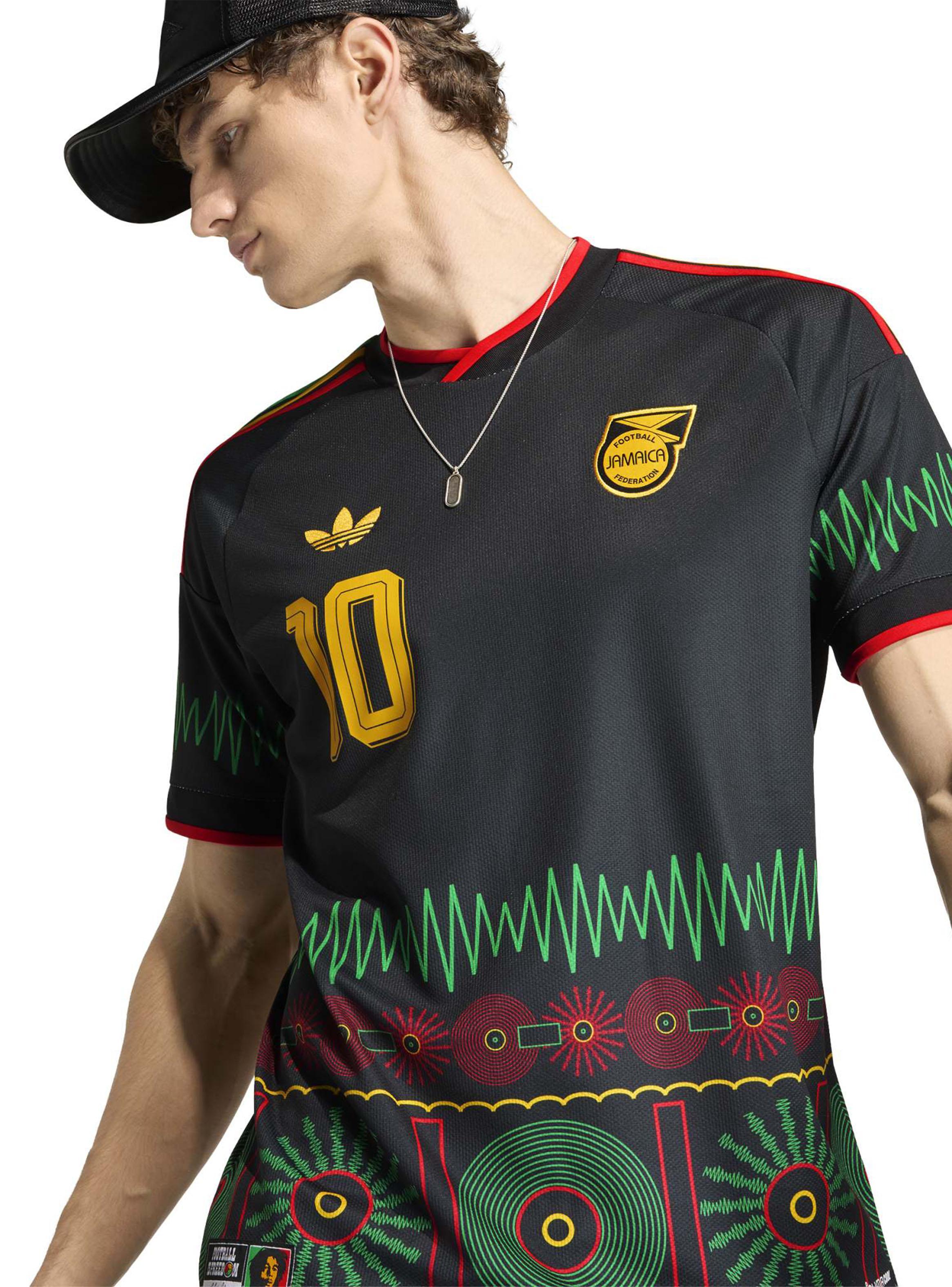 Camiseta de Fútbol Jamaica Visita 2026 Bob Marley-2