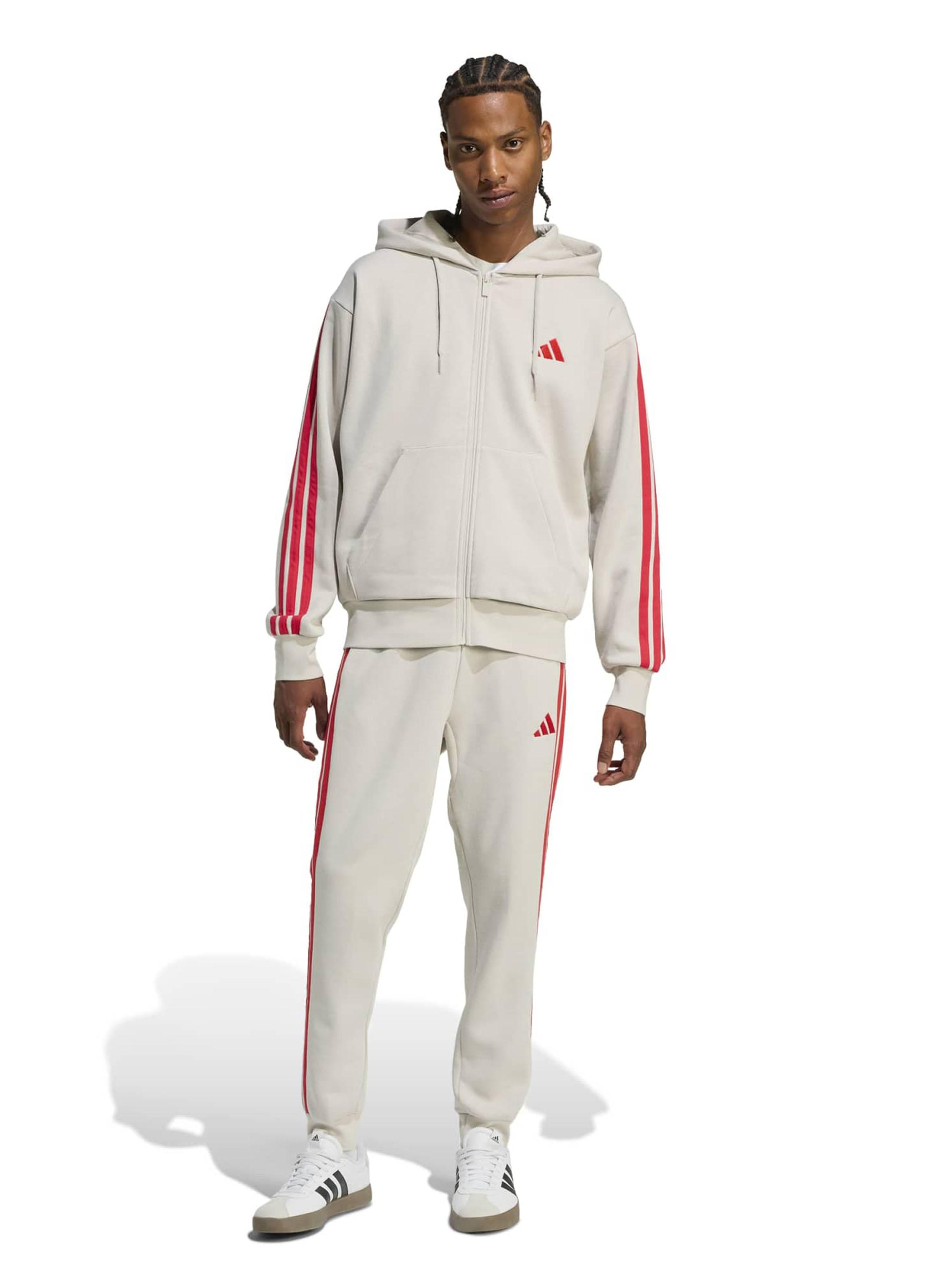 Polerón Franja de Color Manga M 3s Fl Fz Hd Beige-5