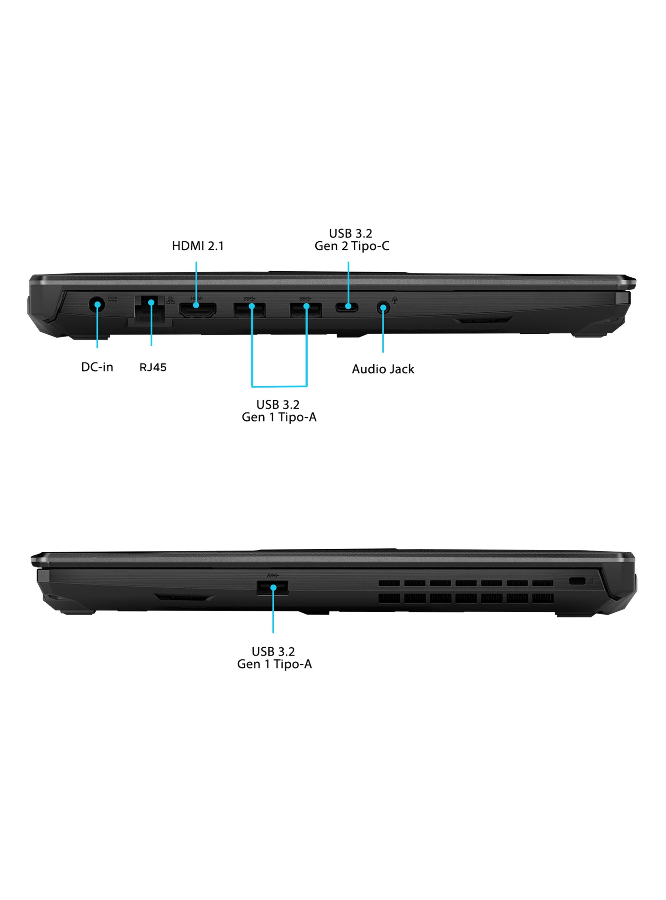 Notebook Gamer TUF Gaming A15 AMD Ryzen 7 RTX 3050 16GB RAM 512GB SSD 15.6'' FHD 144Hz-6