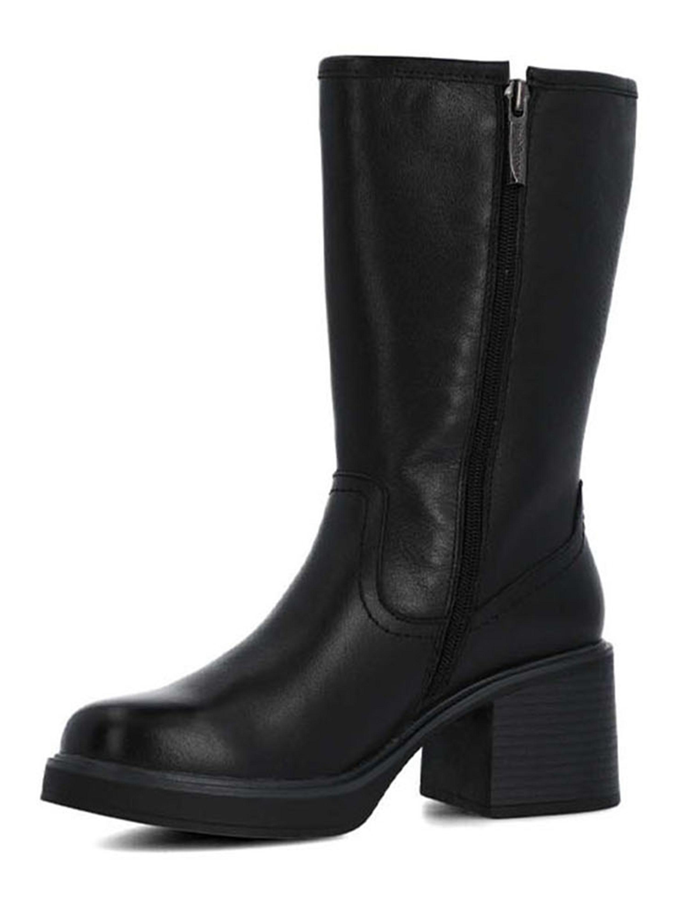 Bota Mujer Estella Cuero-3