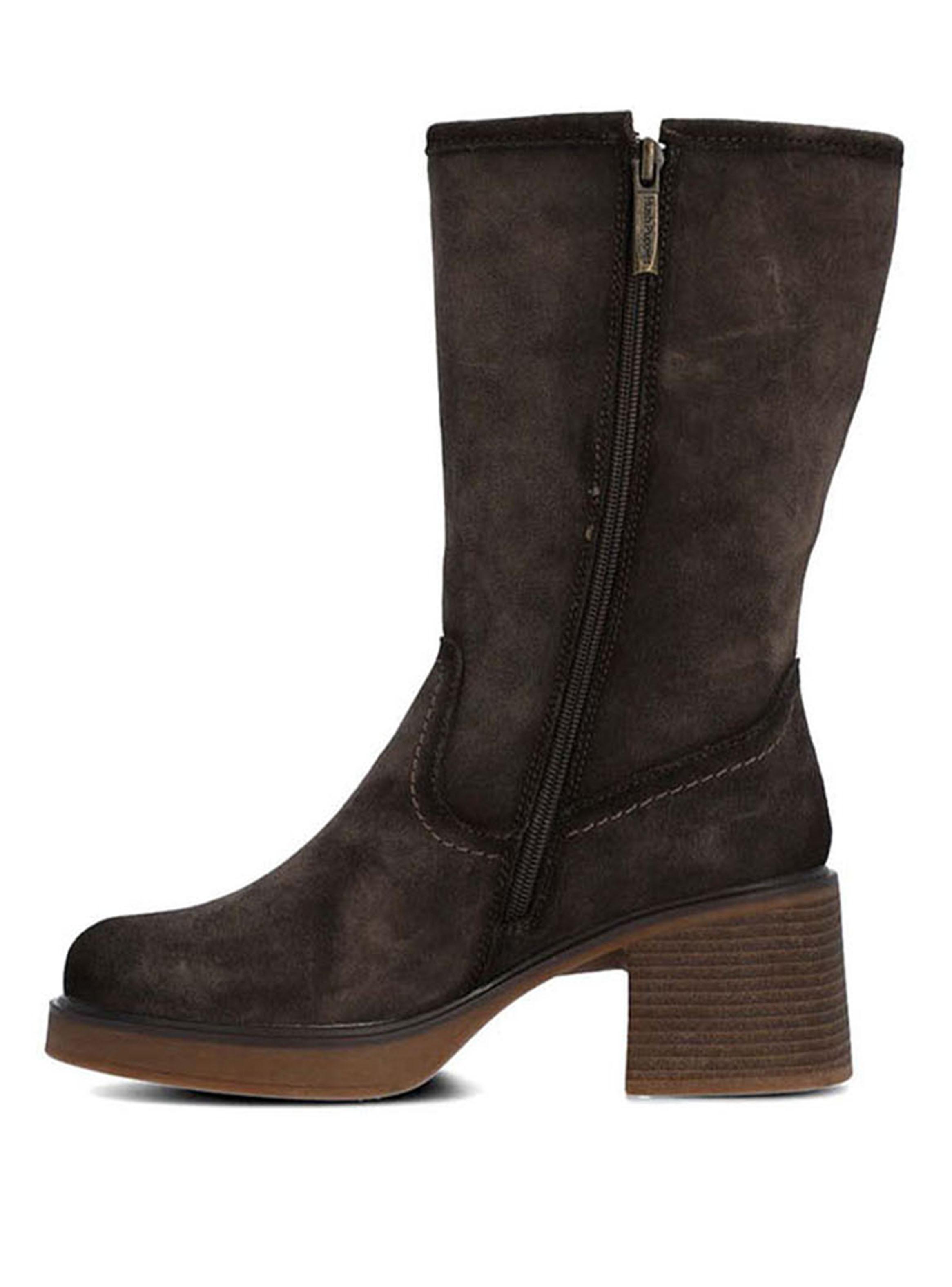 Bota Cuero Estella Mujer-2