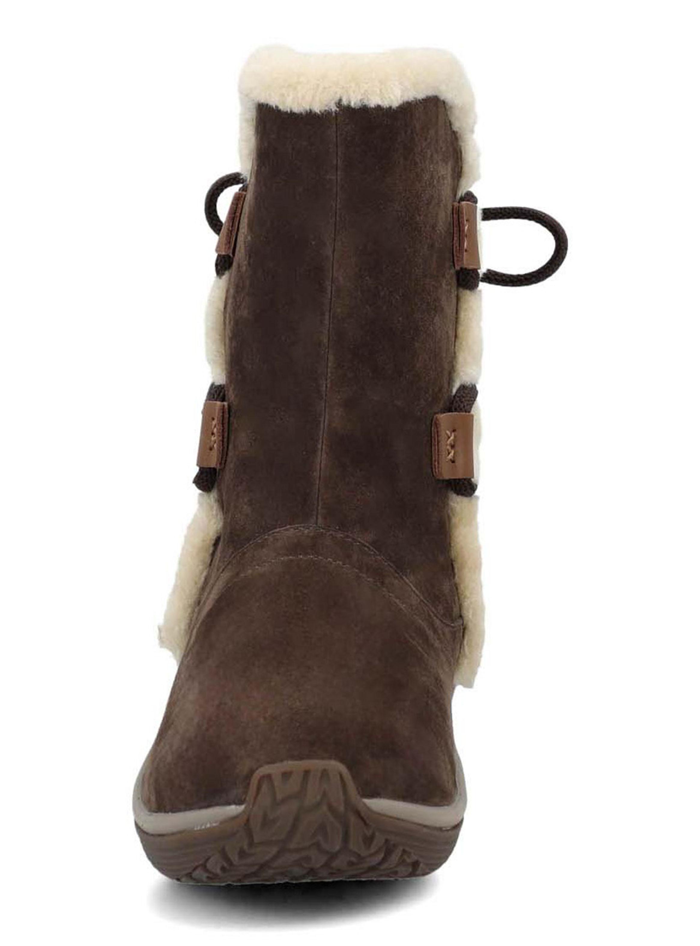 Botín Cuero Spinal Rug Bootie Mujer-4