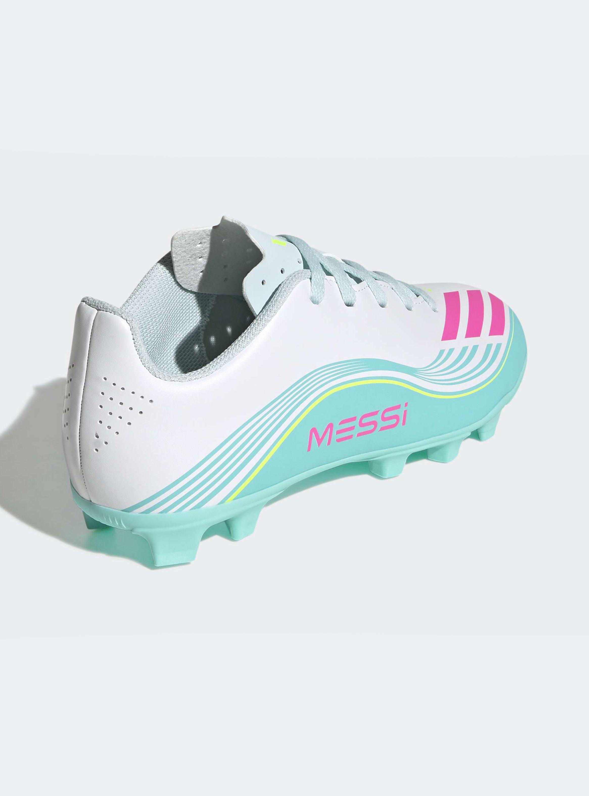 Zapatilla Fútbol Niños F50 Messi Club FG/MG J T.35.5 a T.38-2