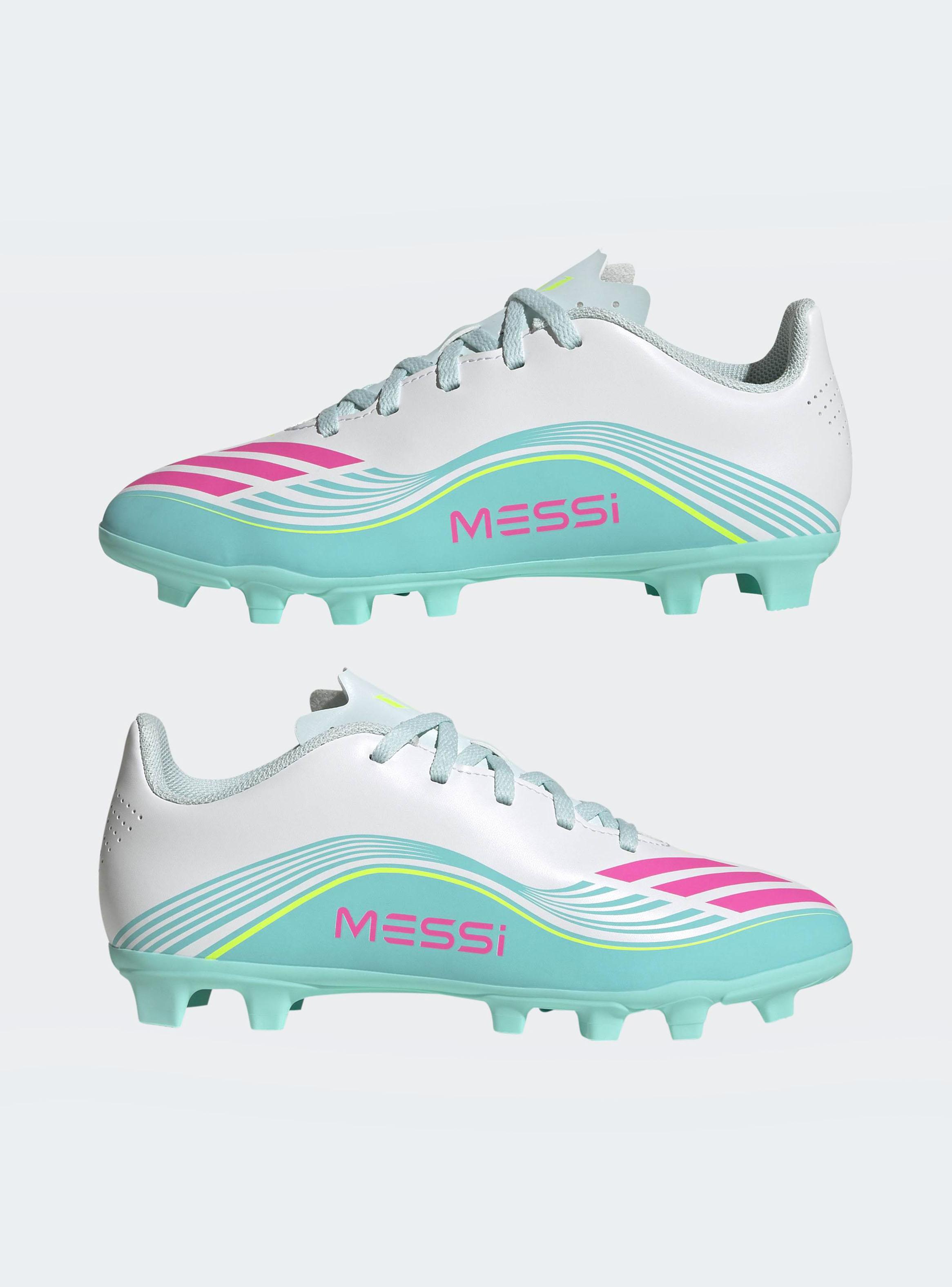 Zapatilla Fútbol Niños F50 Messi Club FG/MG J T.35.5 a T.38-3