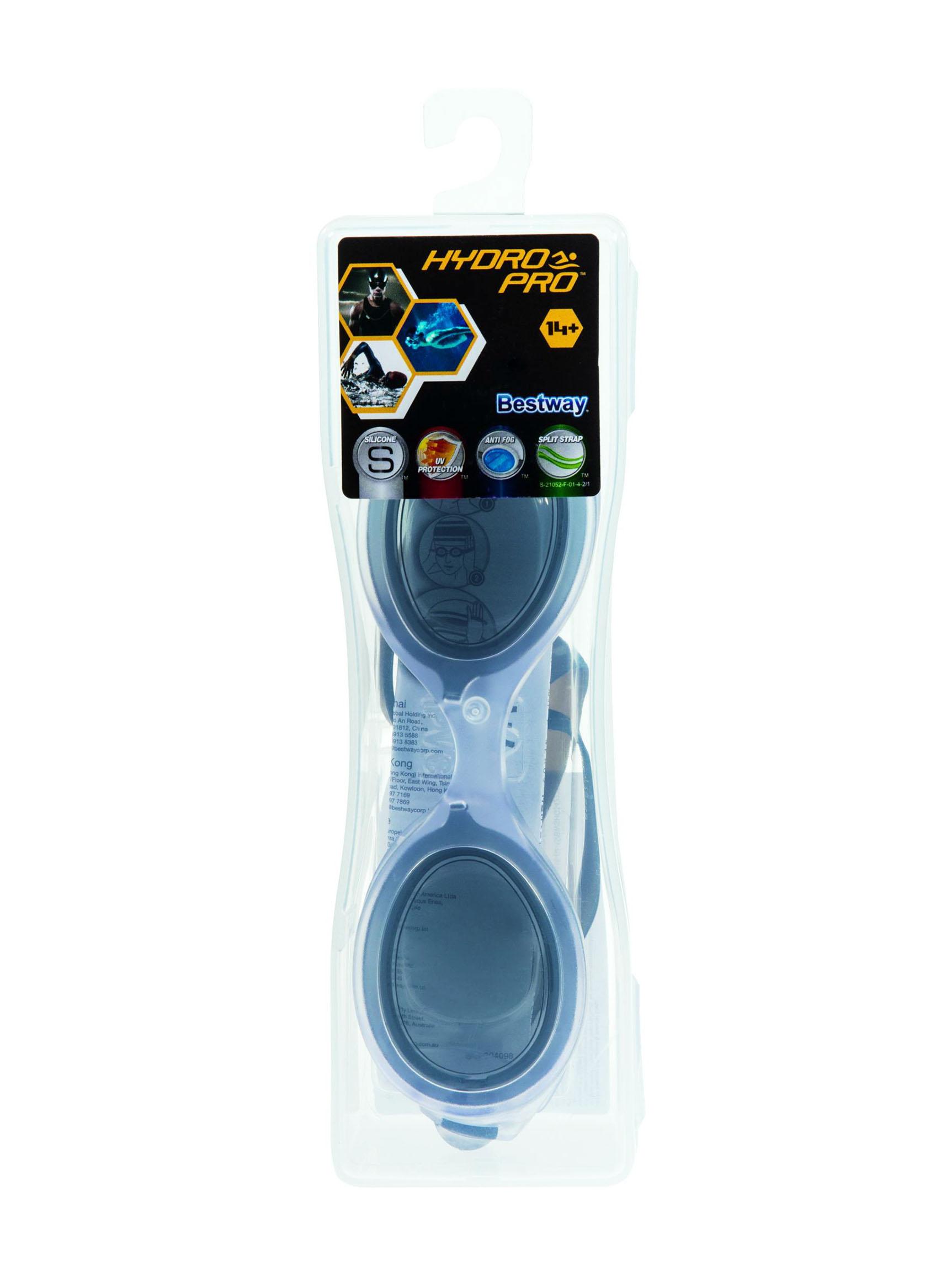 Anteojo Bestway Natación Adulto Negro-1