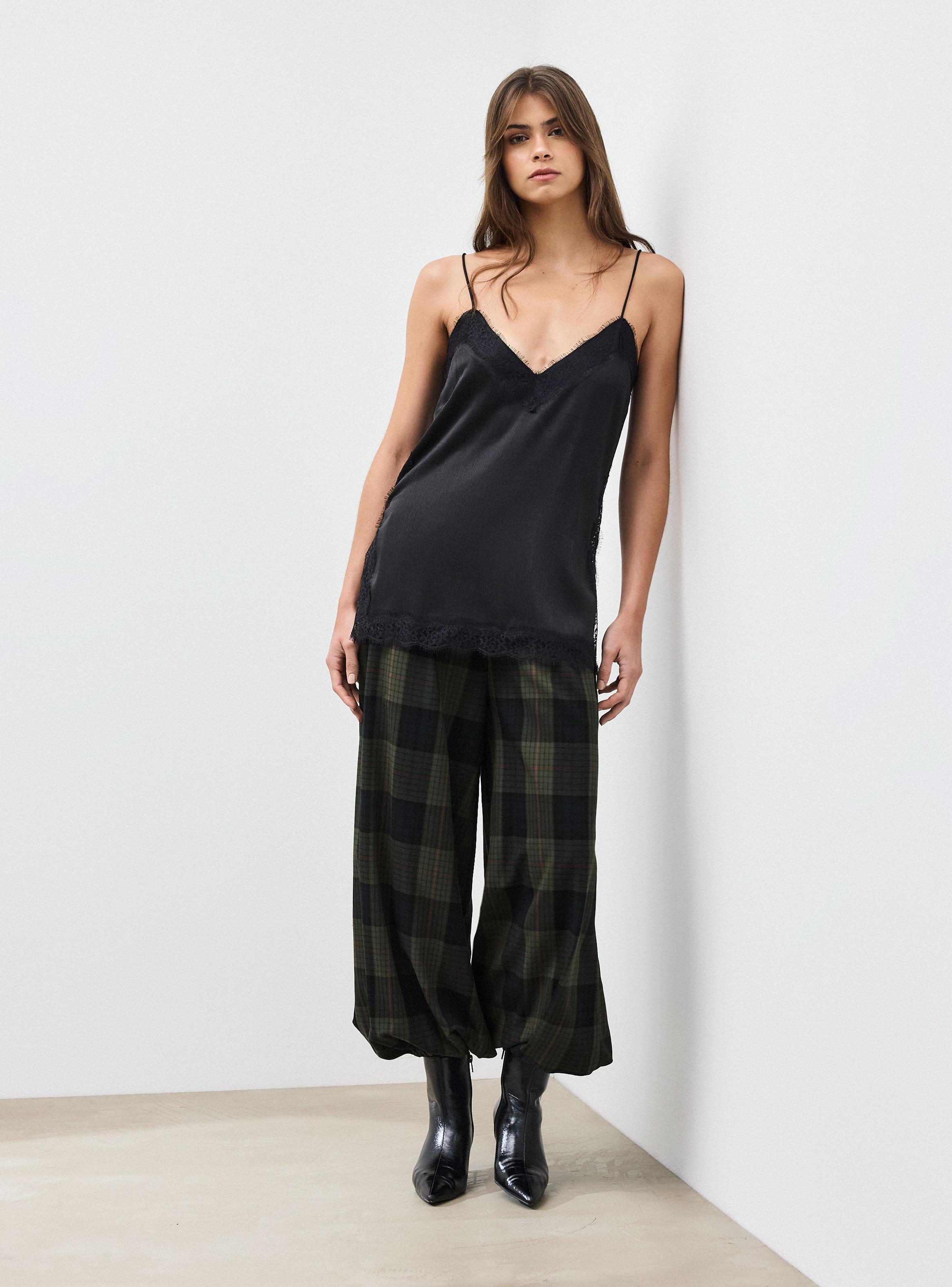 Blusa Lencera Tirantes Satín-4