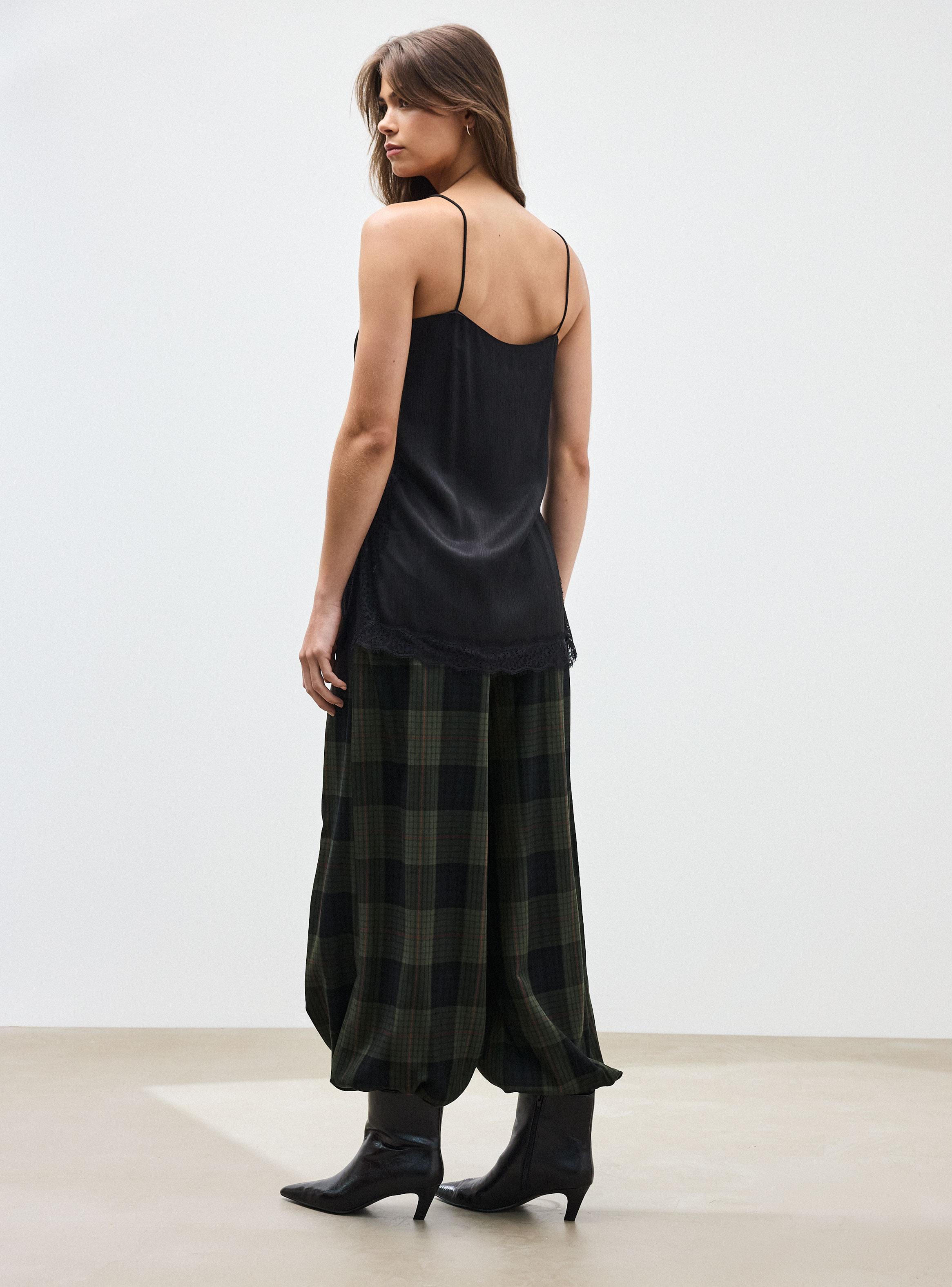 Blusa Lencera Tirantes Satín-5