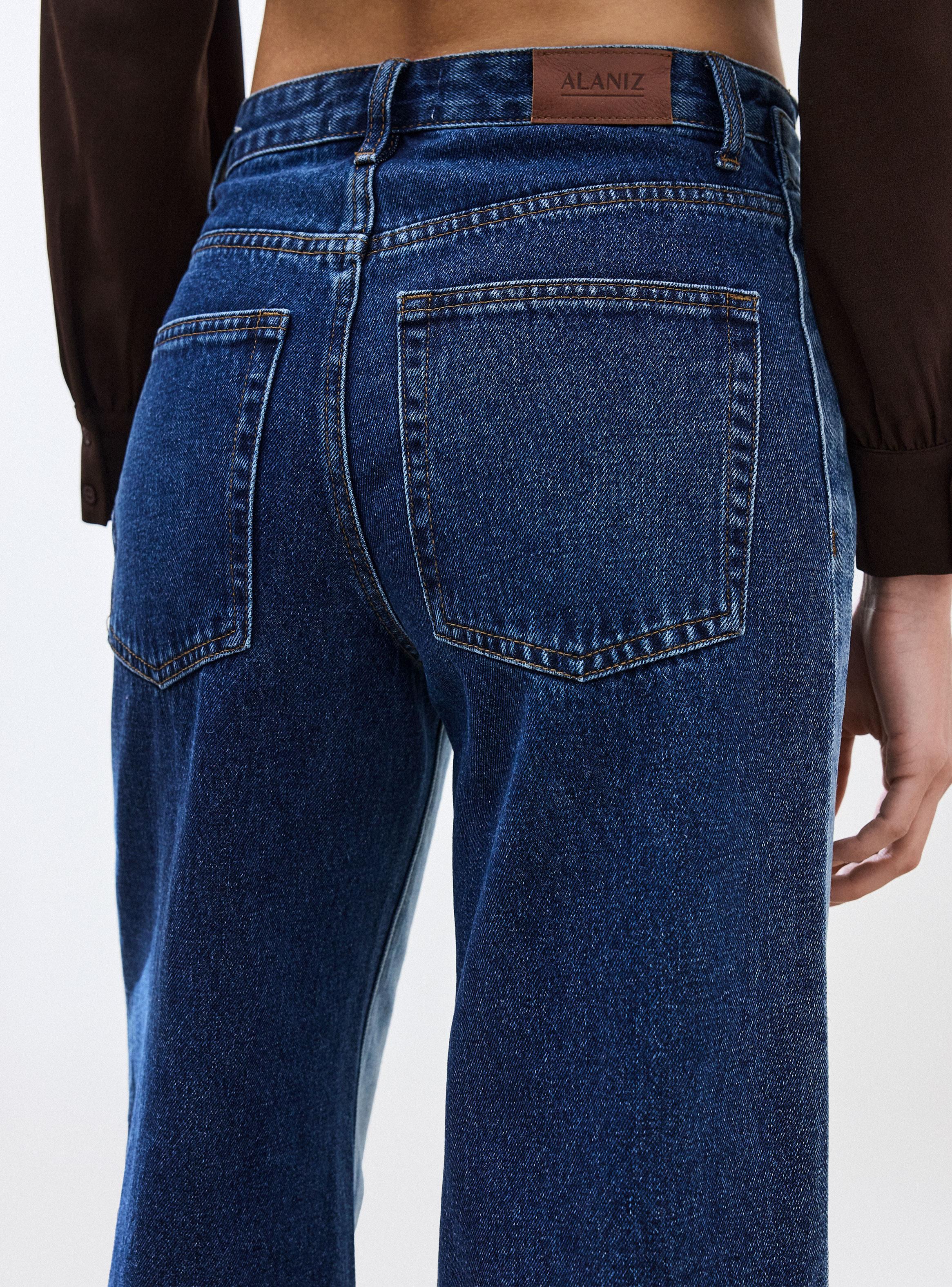 Jeans Straight Leg Efecto Bitono-3