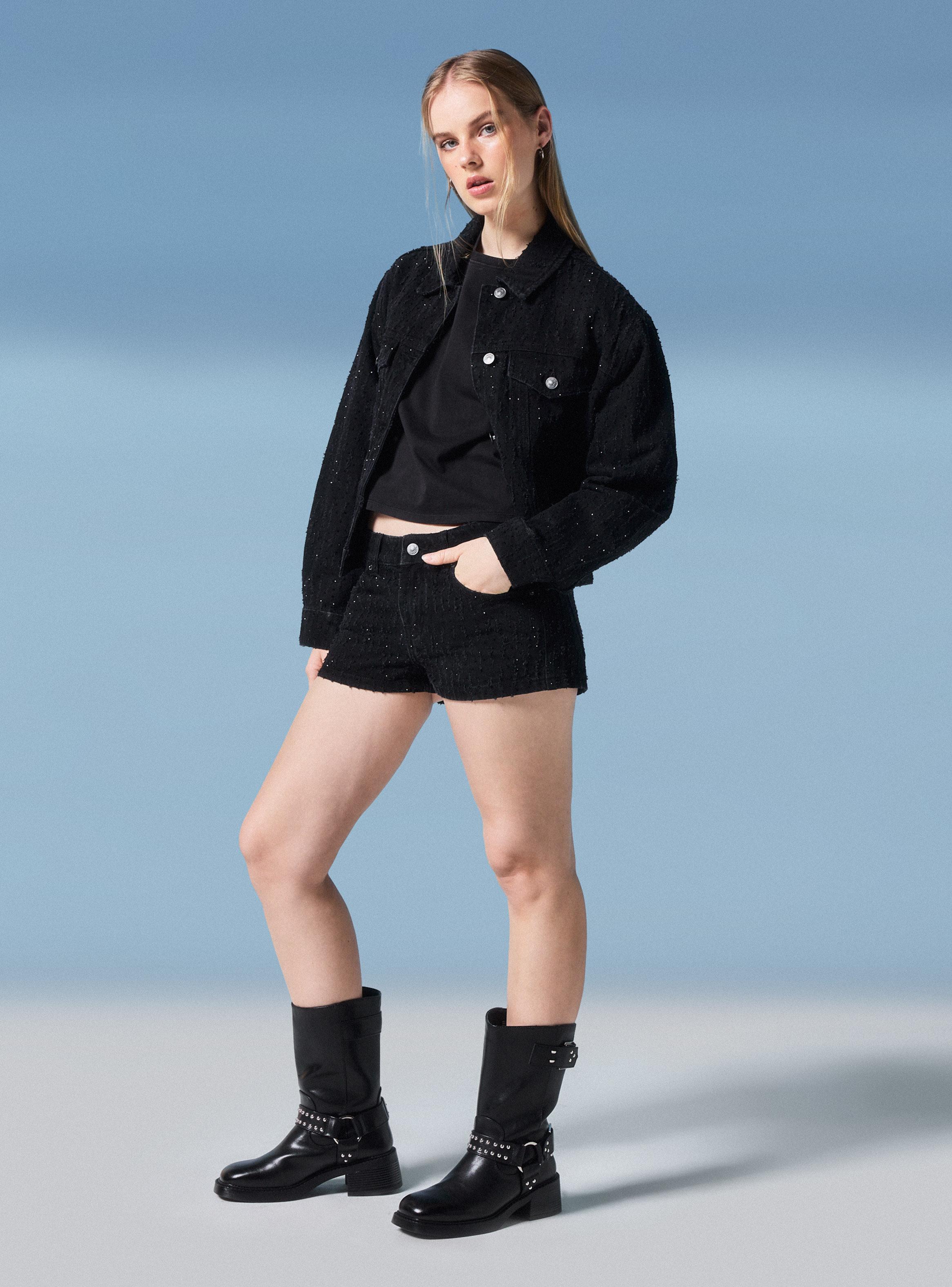 Short Estampado Color Básico-4