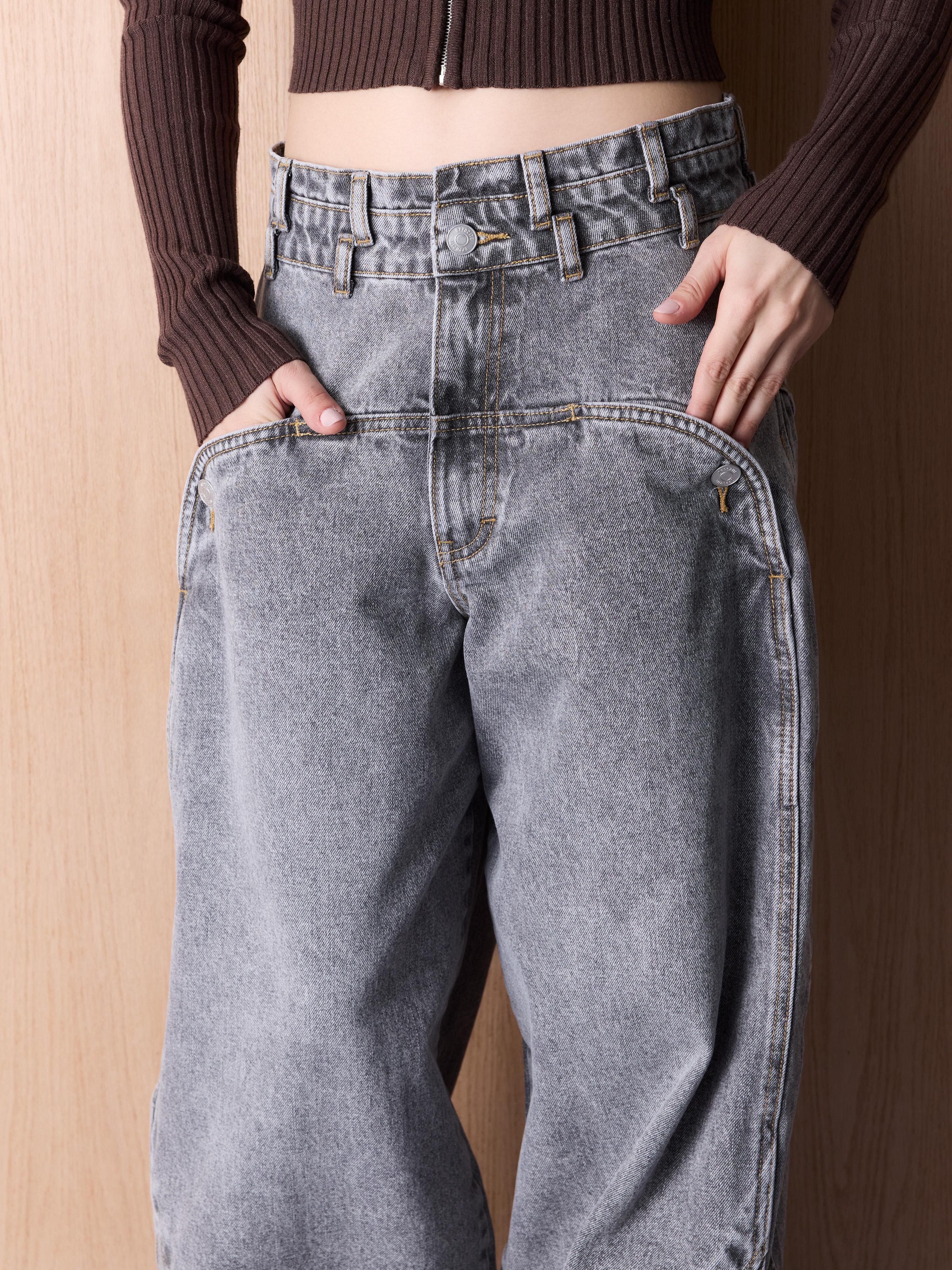 Jeans Custom Fit de Tiro Medio-2