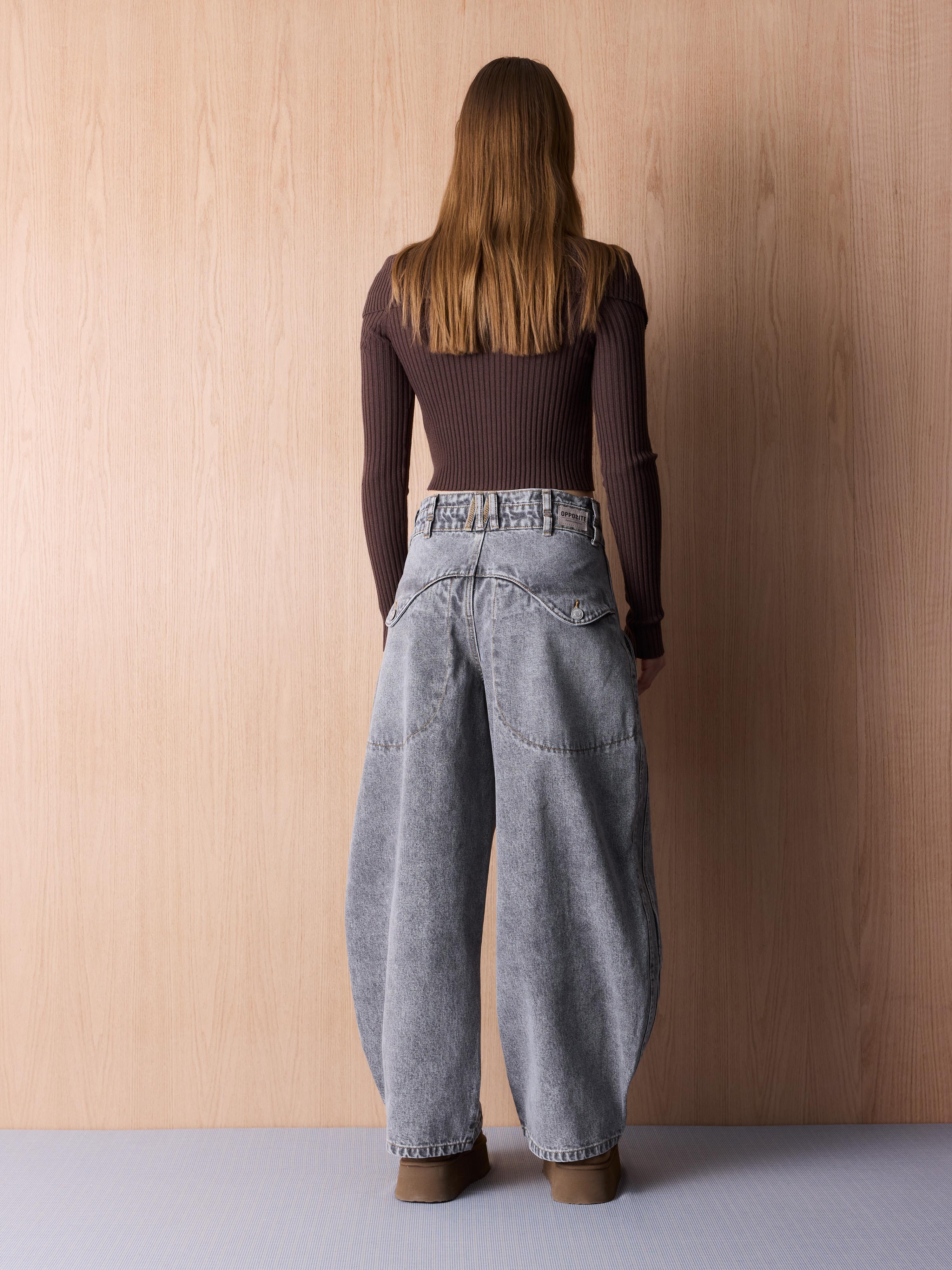 Jeans Custom Fit de Tiro Medio-5