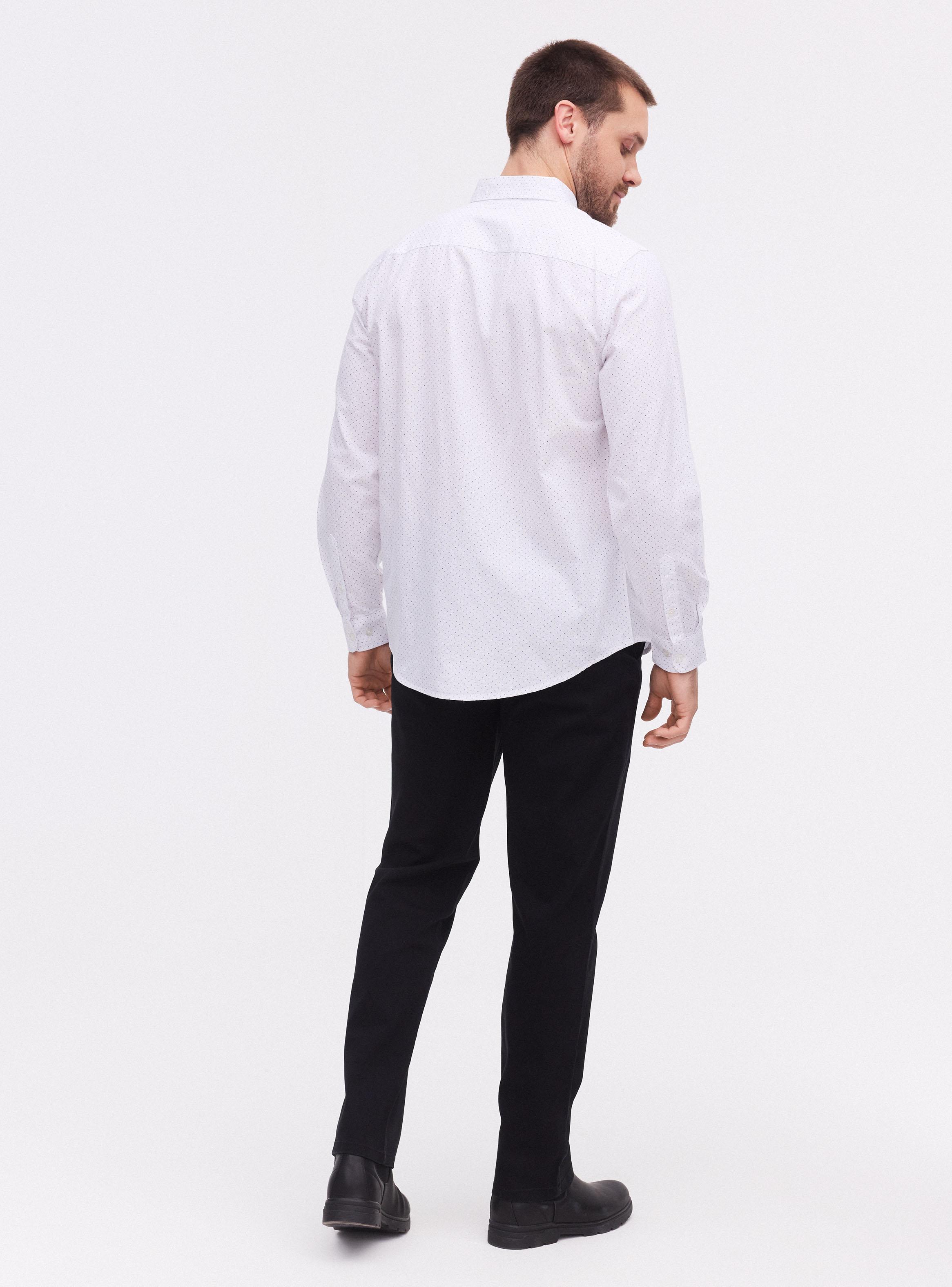 Camisa Mini Print Semi Oxford-5