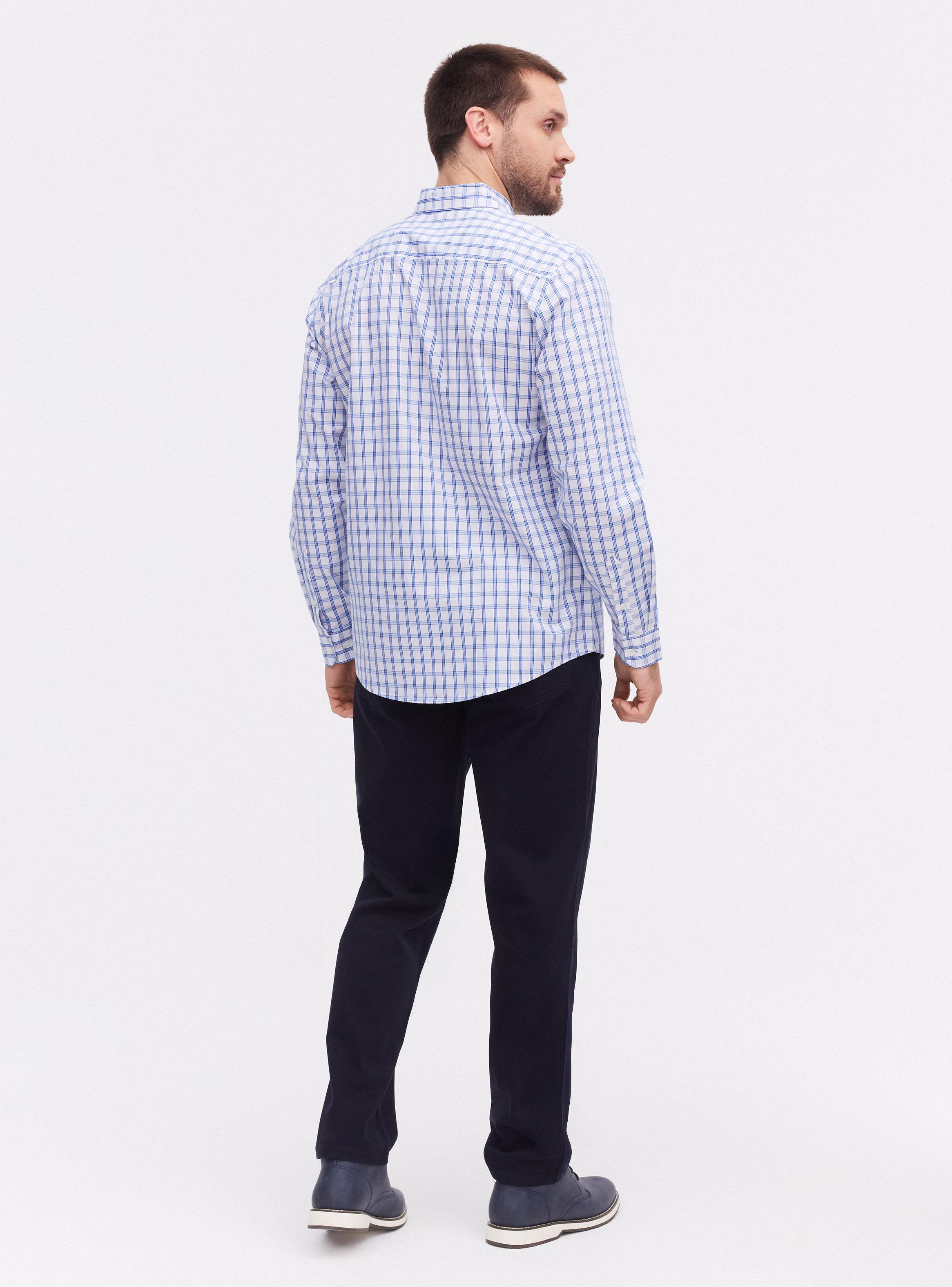 Camisa Print Cuadros Pequeños-5