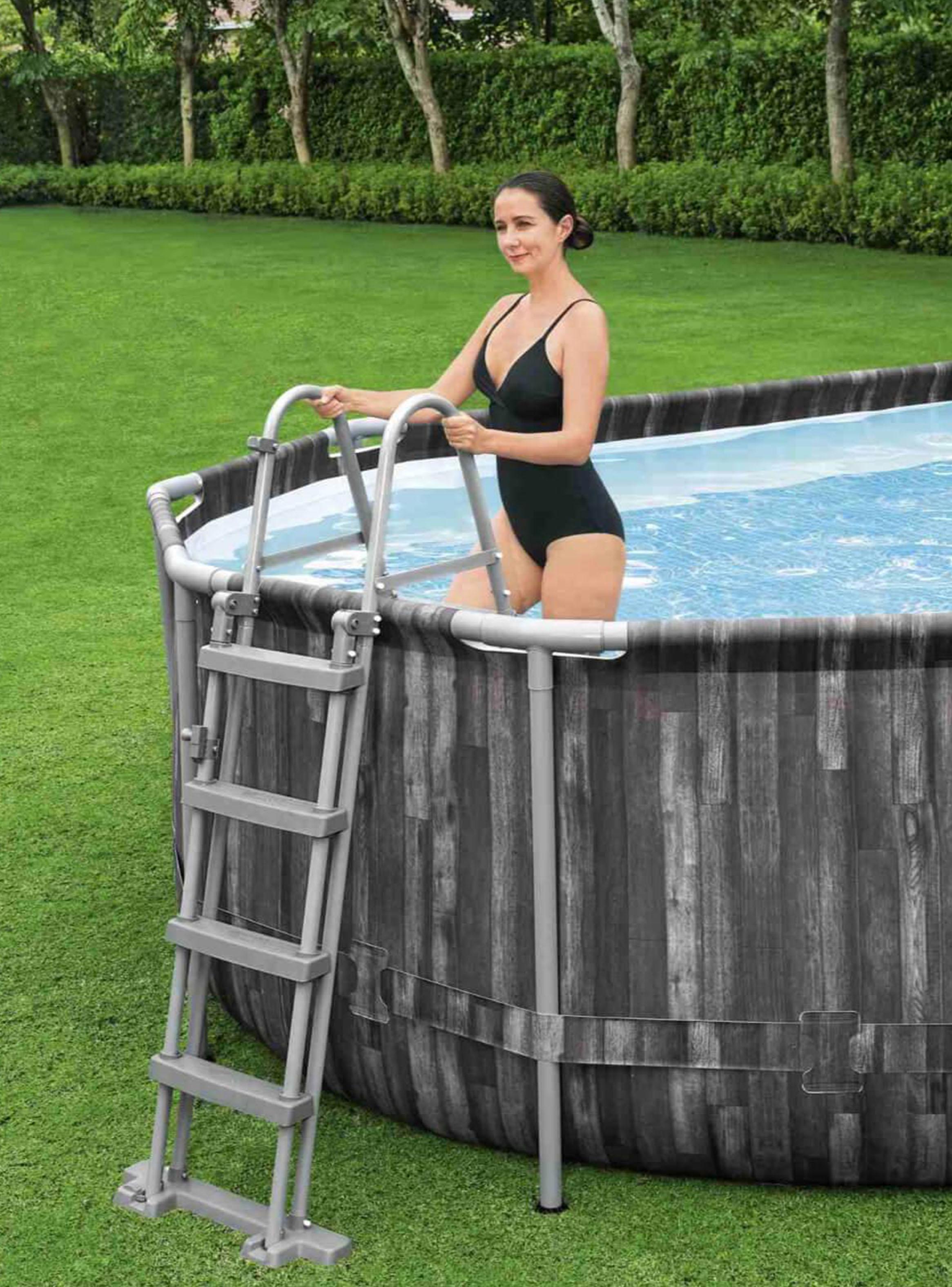 Piscina Ovalada Power Steel Rattan 6.1 x 3.66 x 1.22 m-2