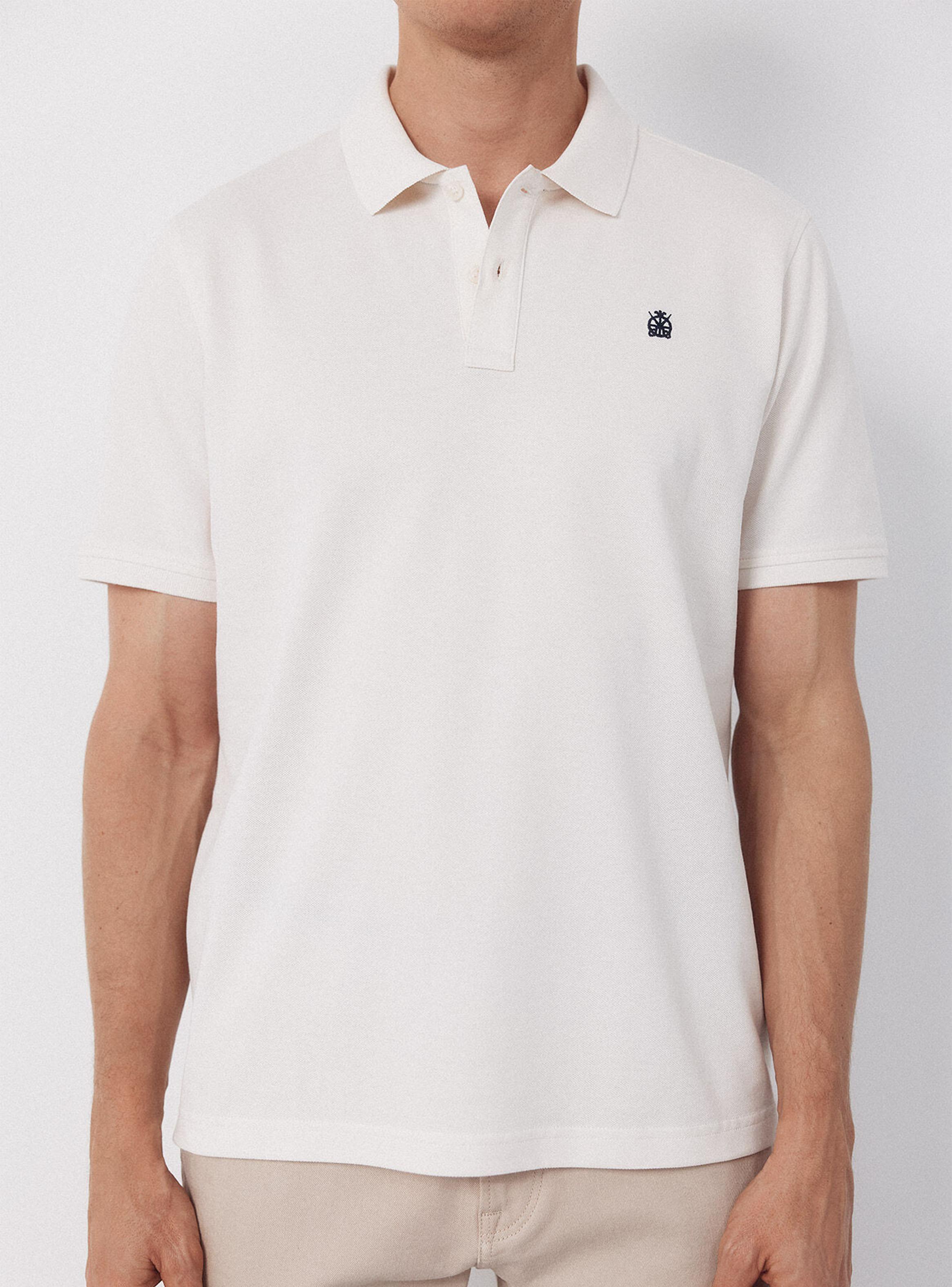 Polo Básico Piqué Logo Bordado-3