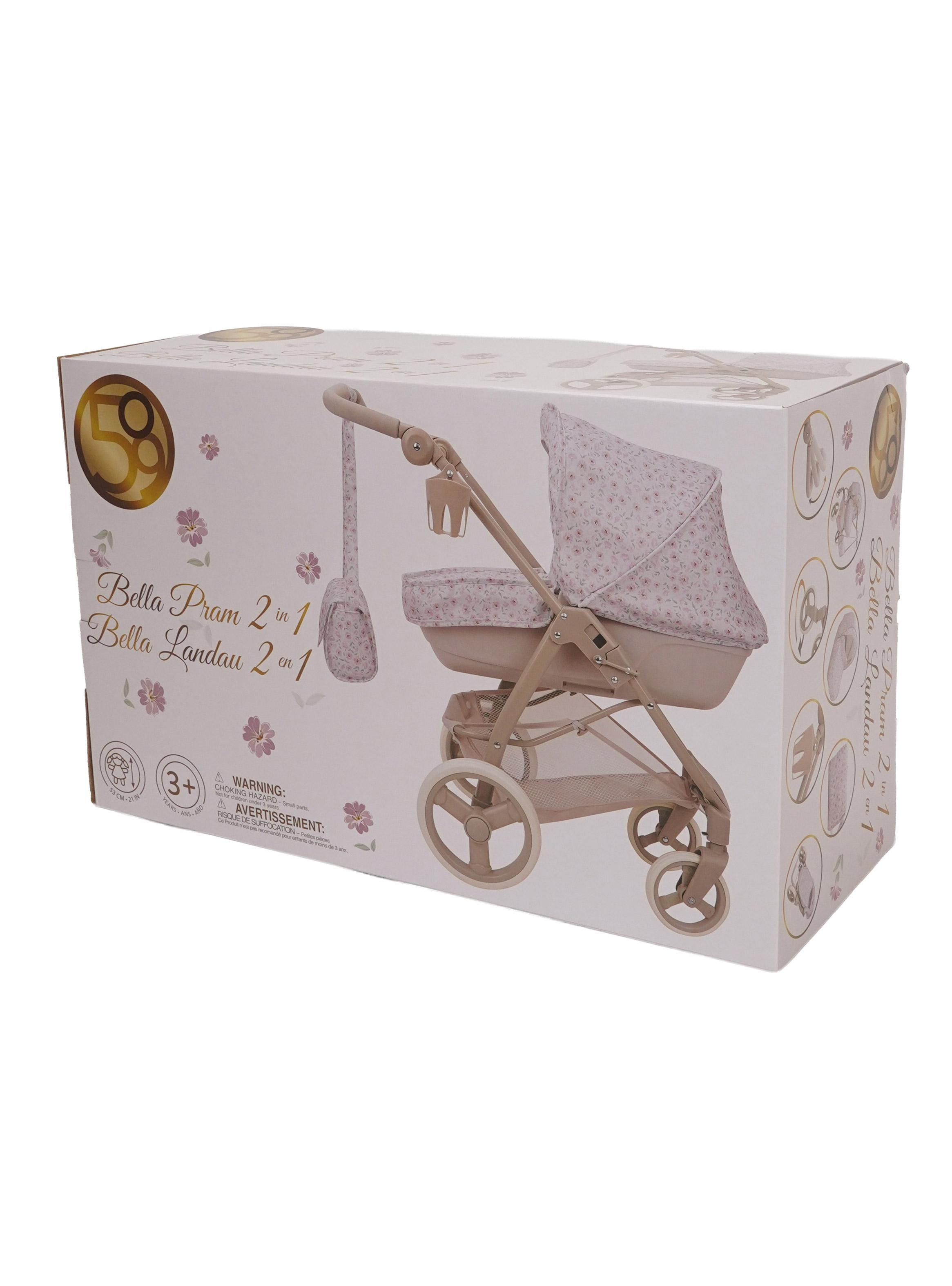 Coche de Muñecas Bella Petit Flora 2 en 1-6