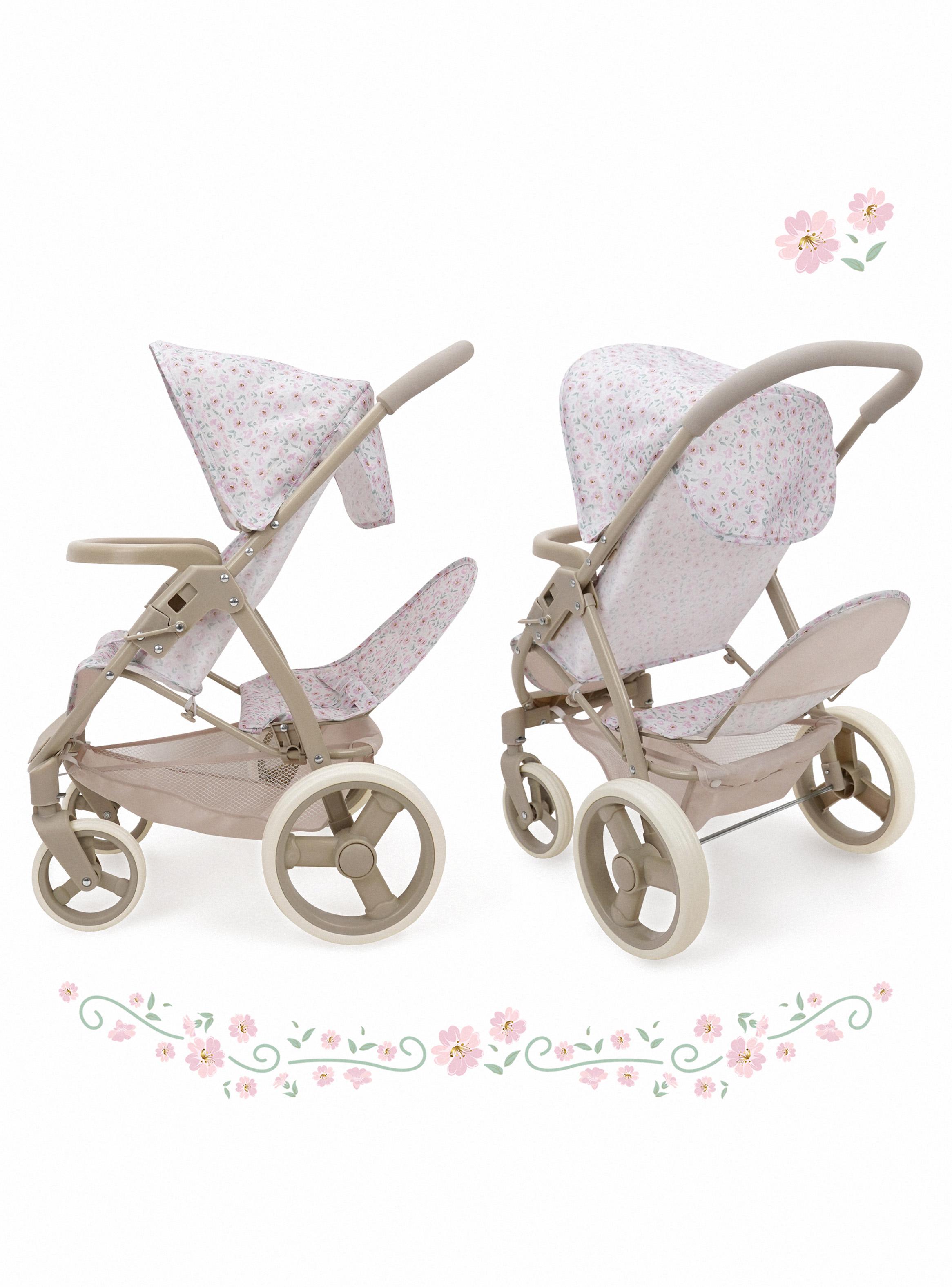 Coche de Muñecas Mabelle Duo Petit Flora-2