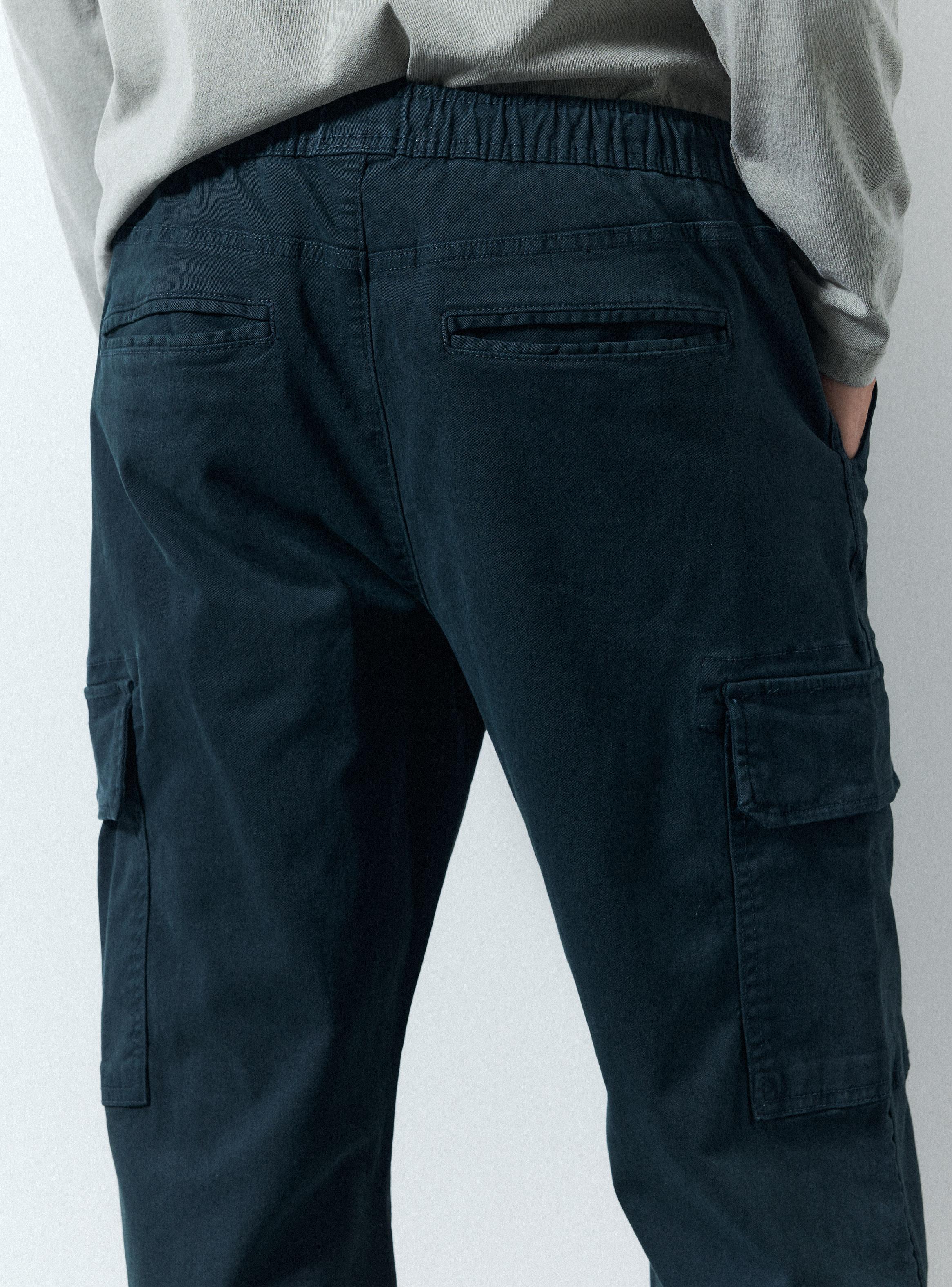 Pantalón Bolsillo Cargo-3