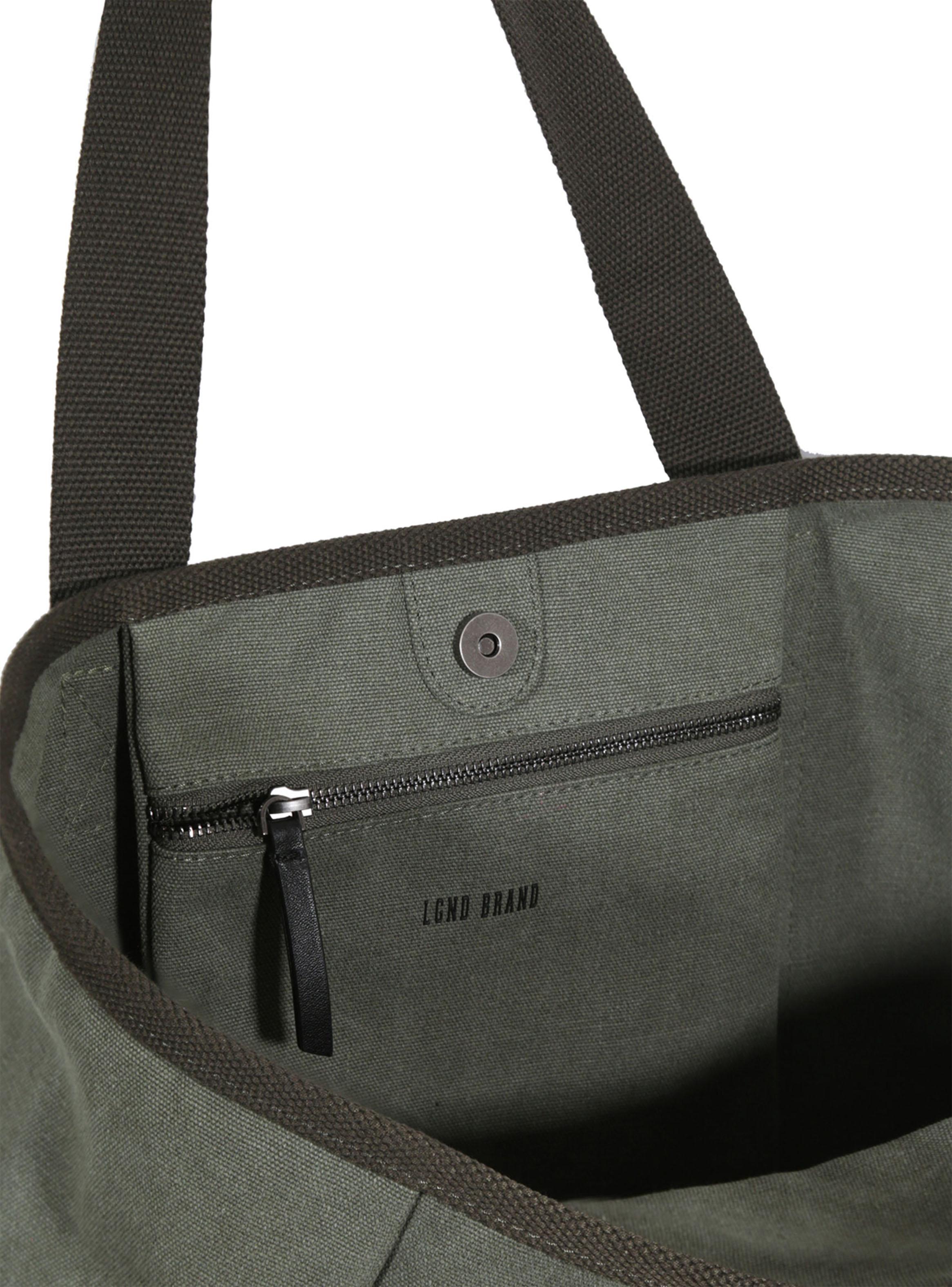 Cartera New Canvas Strap Tote Bag Green-3