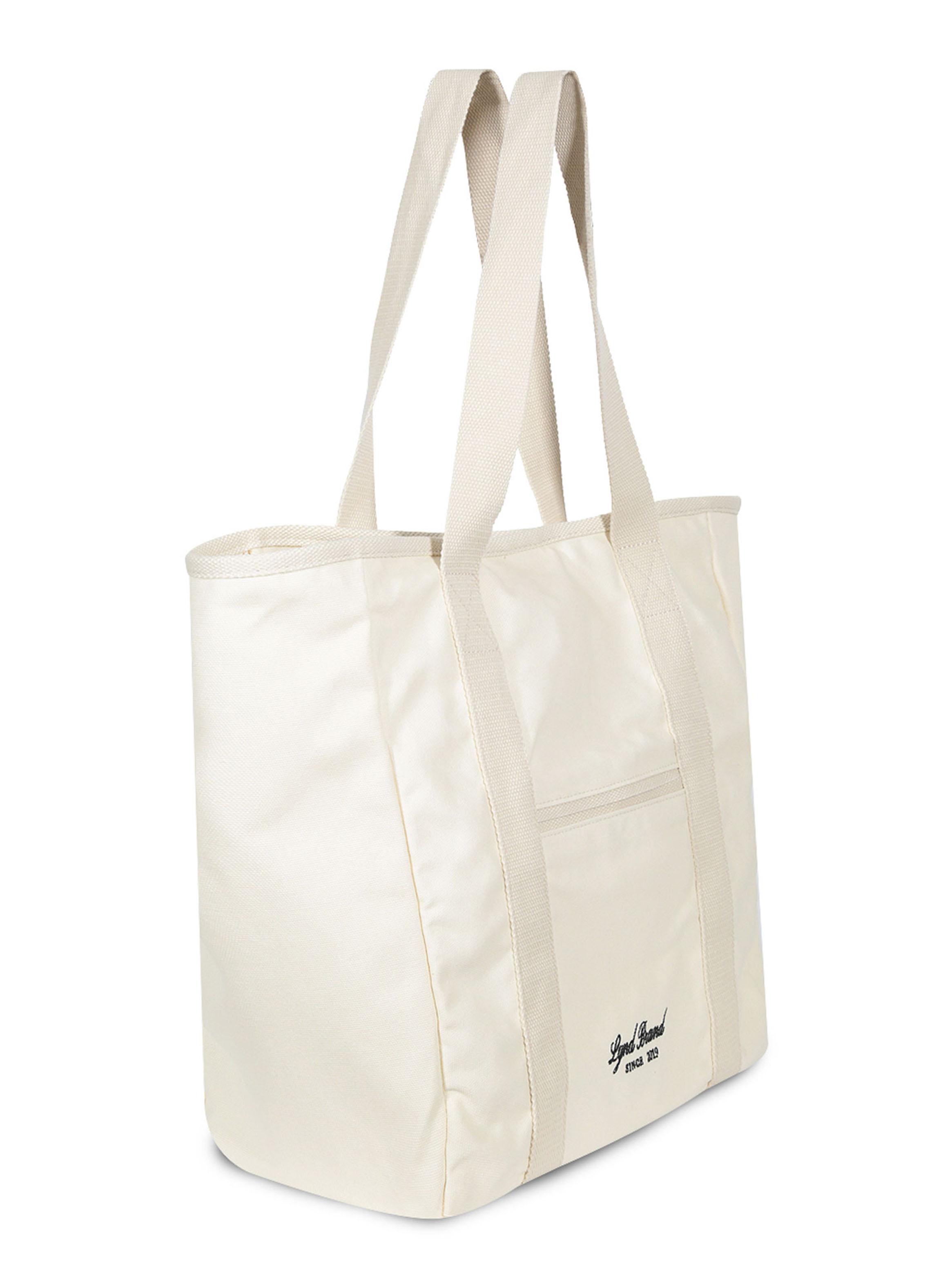 Cartera New Canvas Strap Tote Bag Light Yellow-2