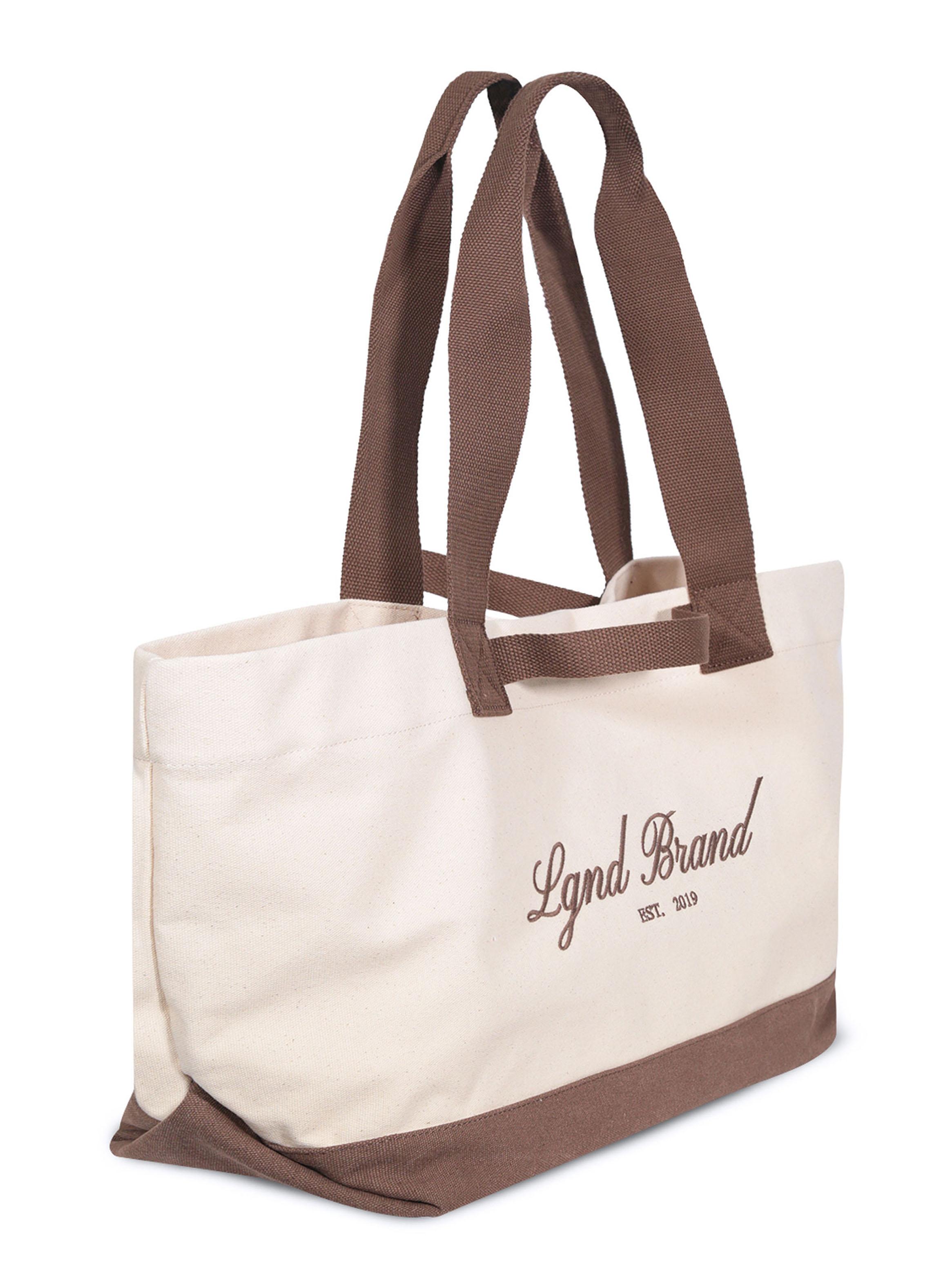 Cartera New Canvas Tote Bag Duo Coffee-2