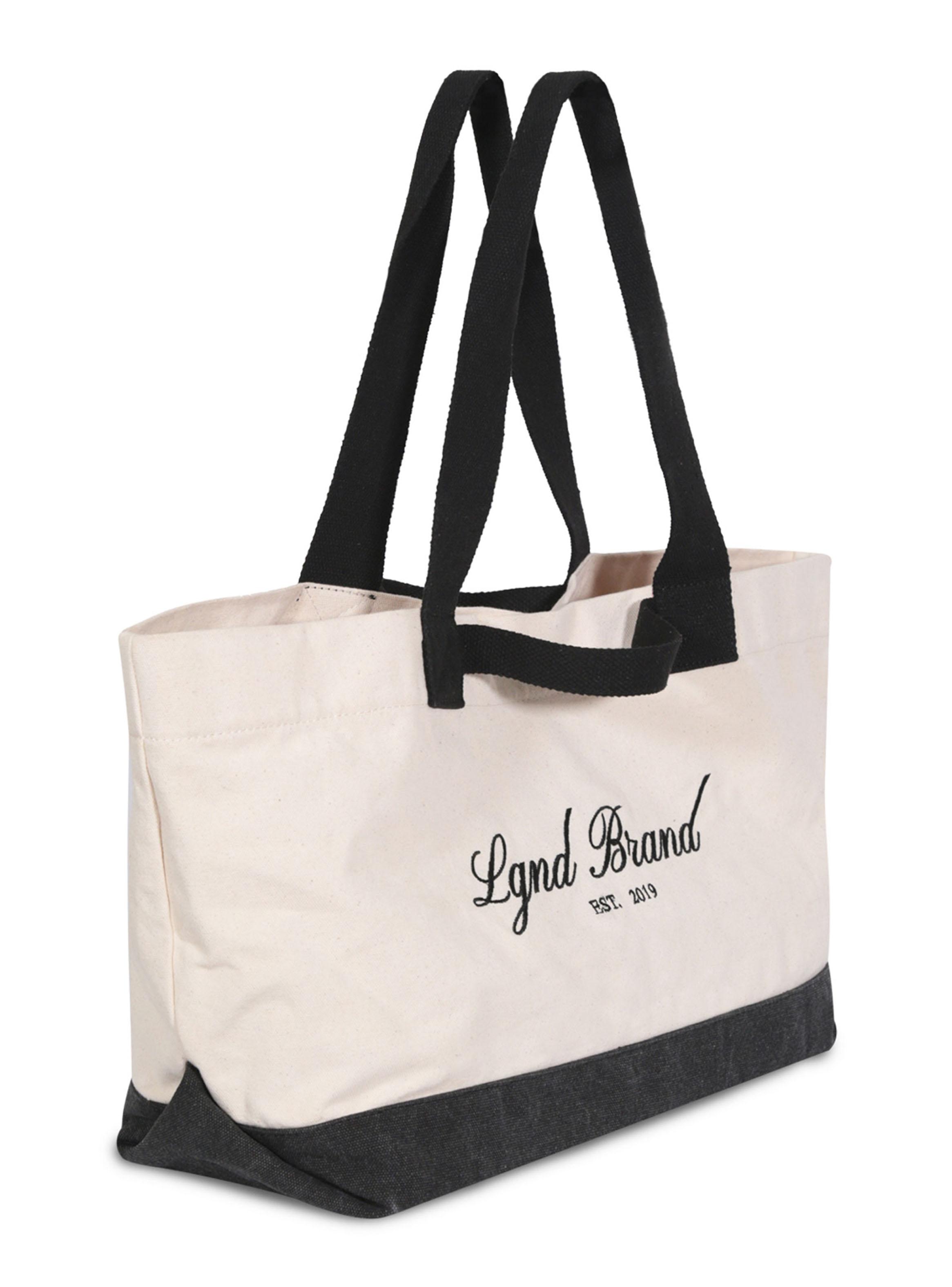 Cartera New Canvas Tote Bag Duo Black-2