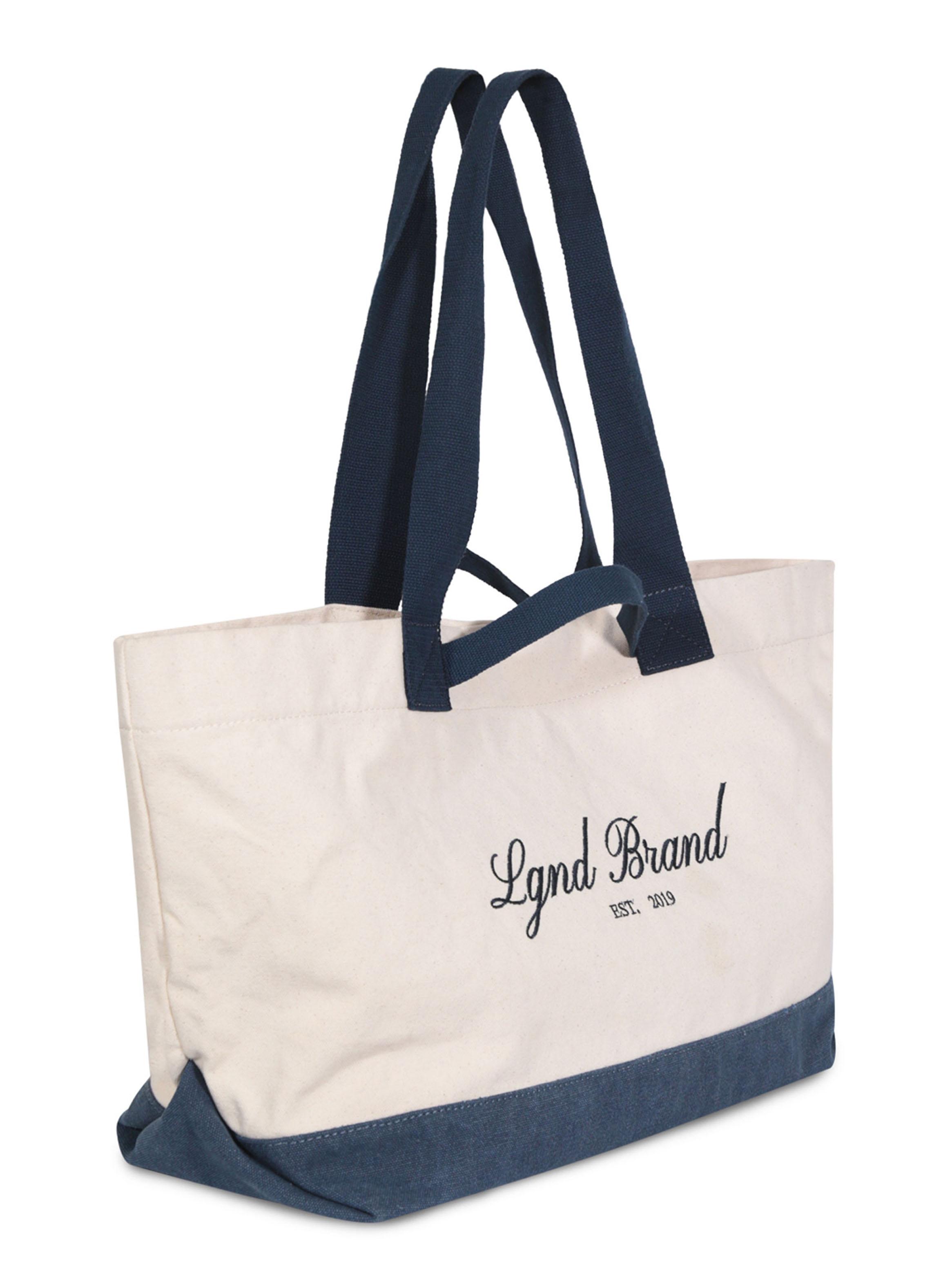 Cartera New Canvas Tote Bag Duo Navy-2