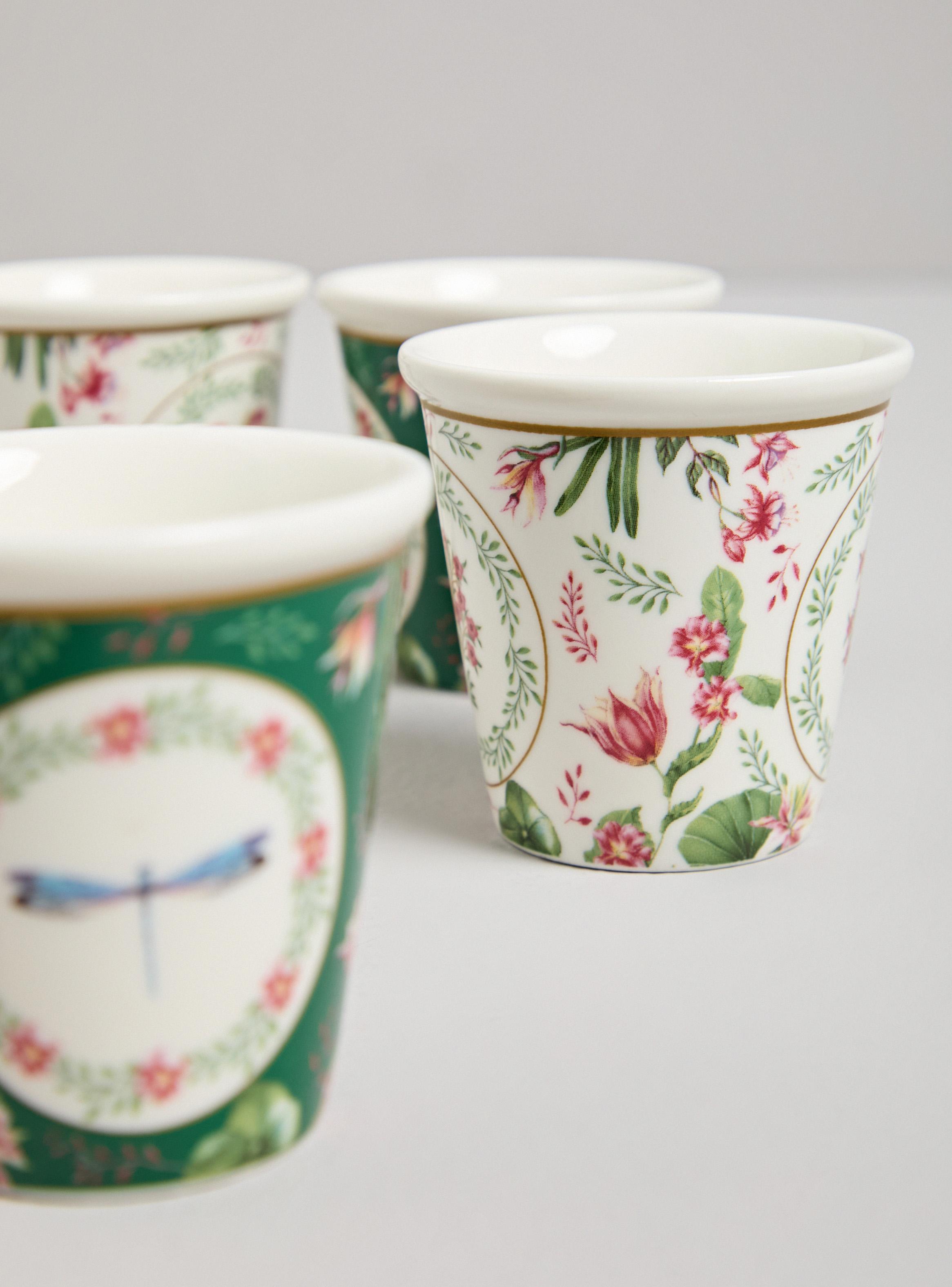 Set de 4 Tazas Botanic Chic-2