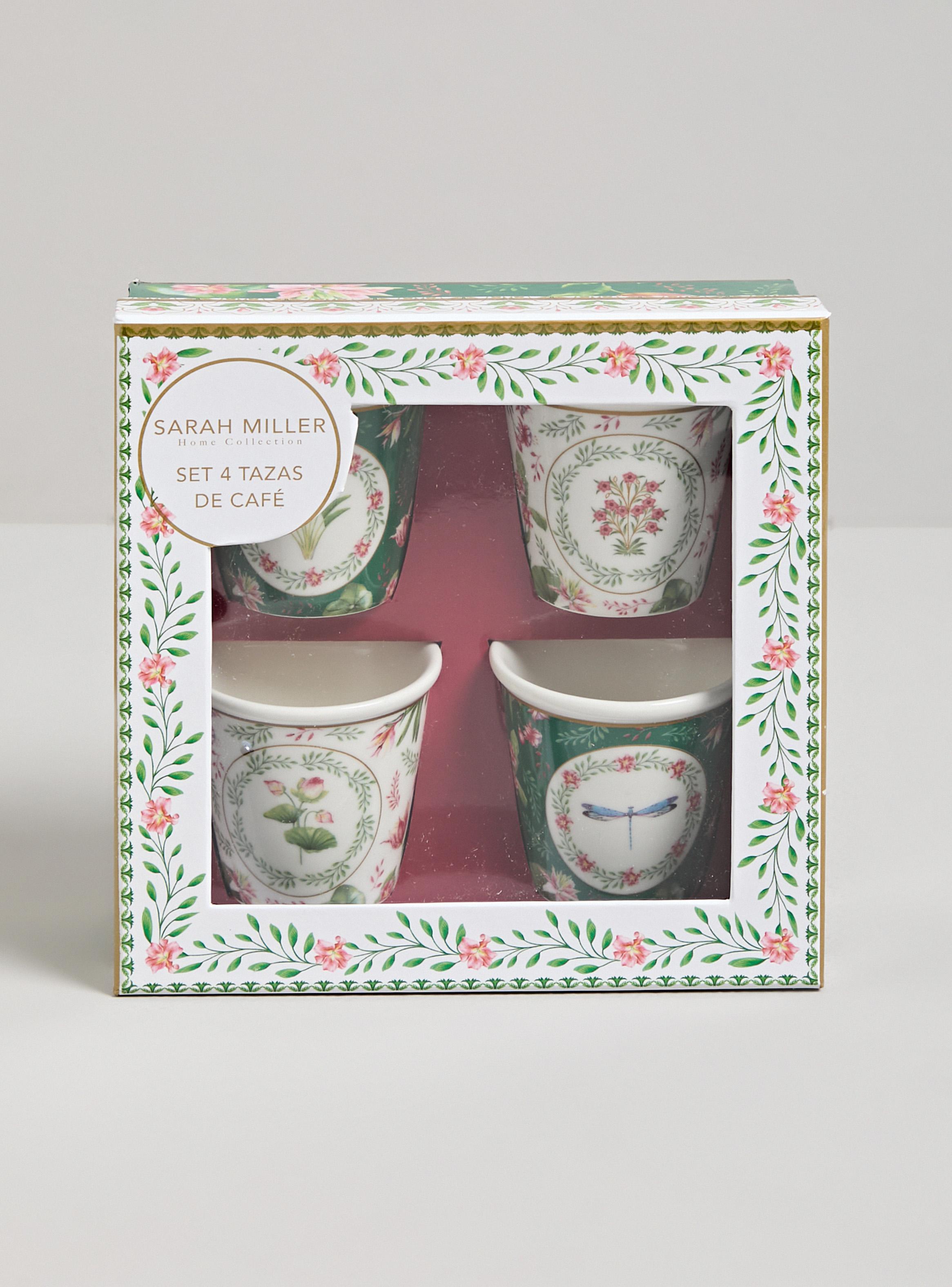 Set de 4 Tazas Botanic Chic-3