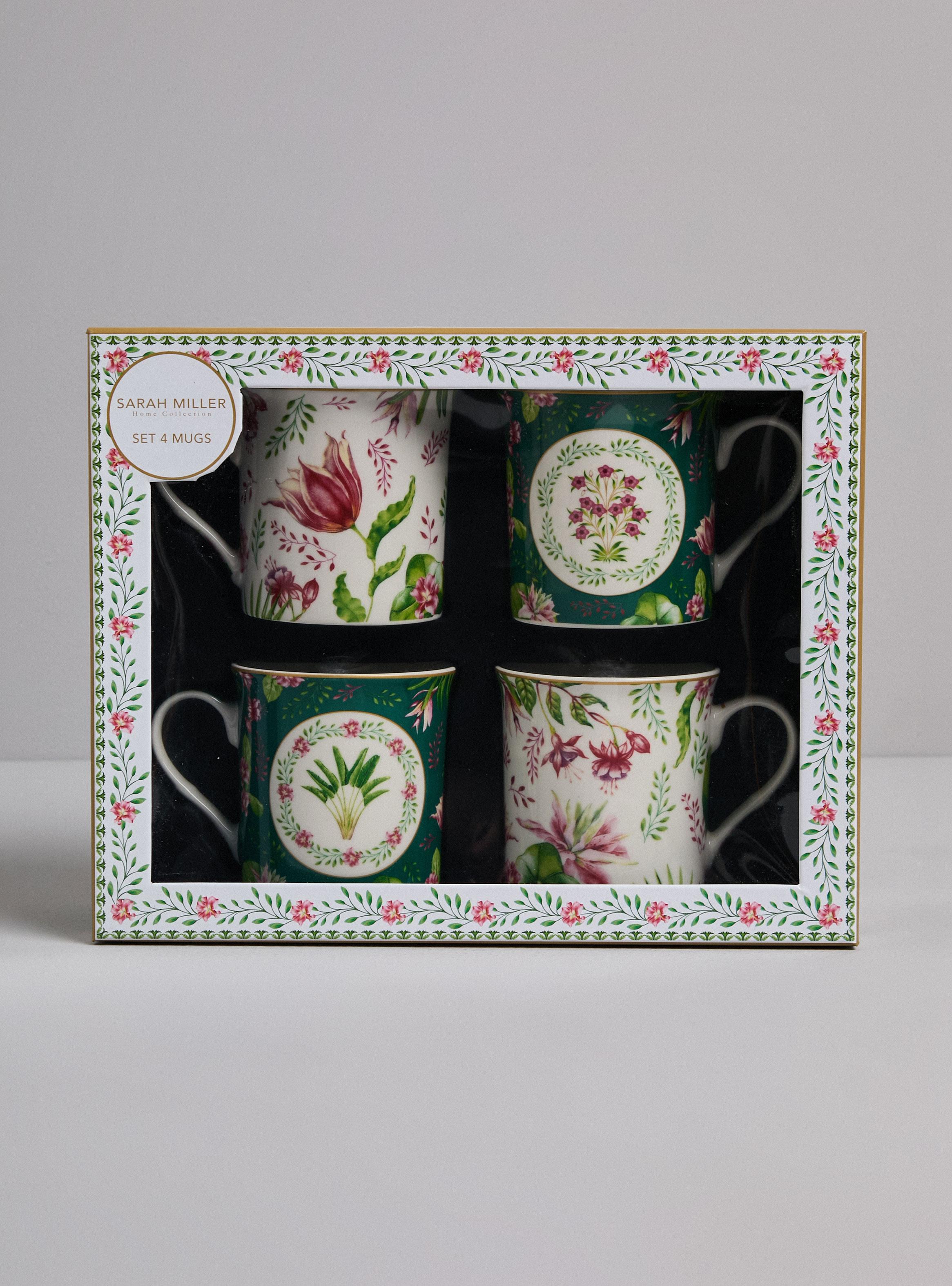 Set de 4 Mugs Botanic Chic-3