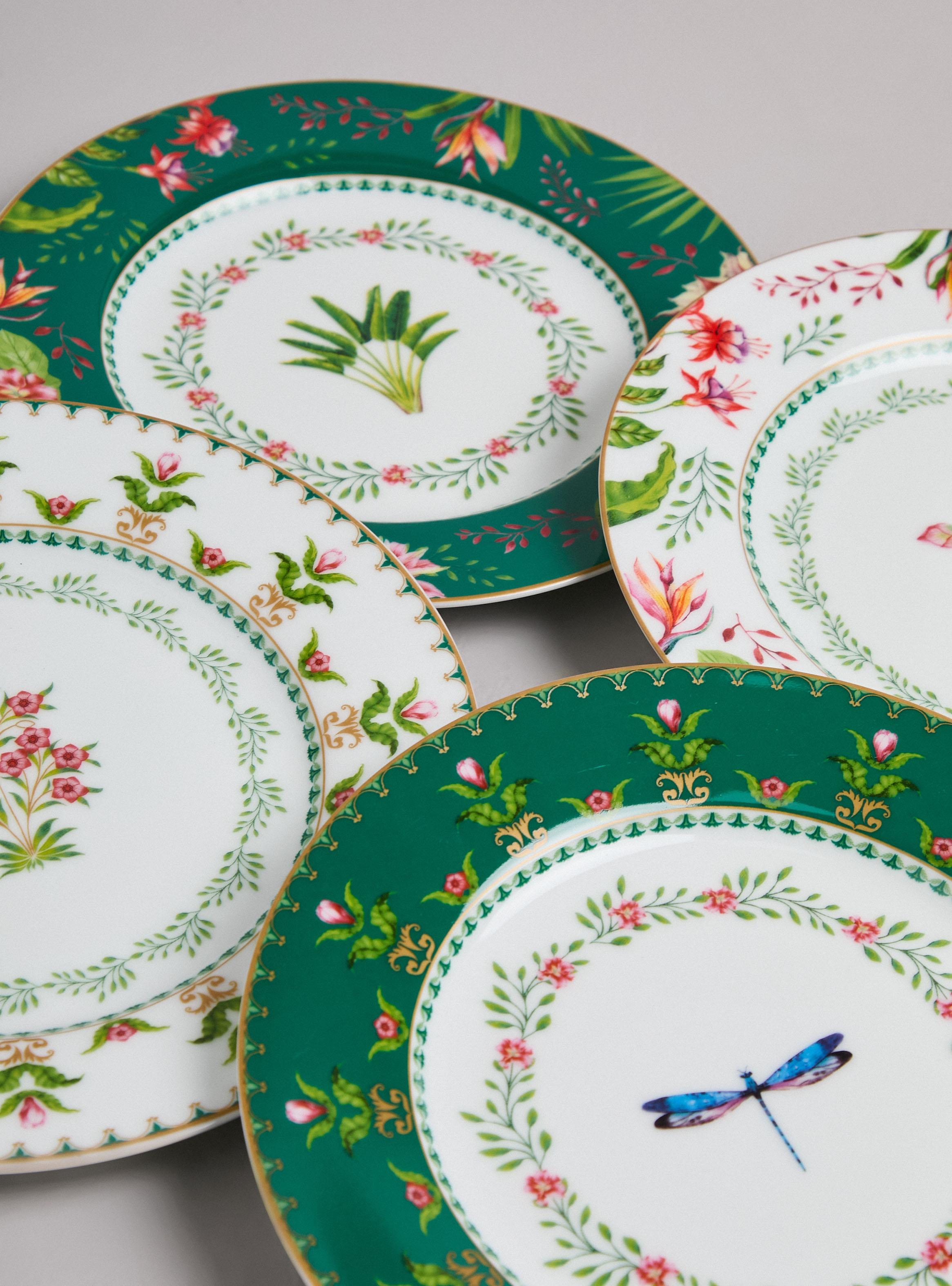 Set de 4 Platos Botanic Chic-2