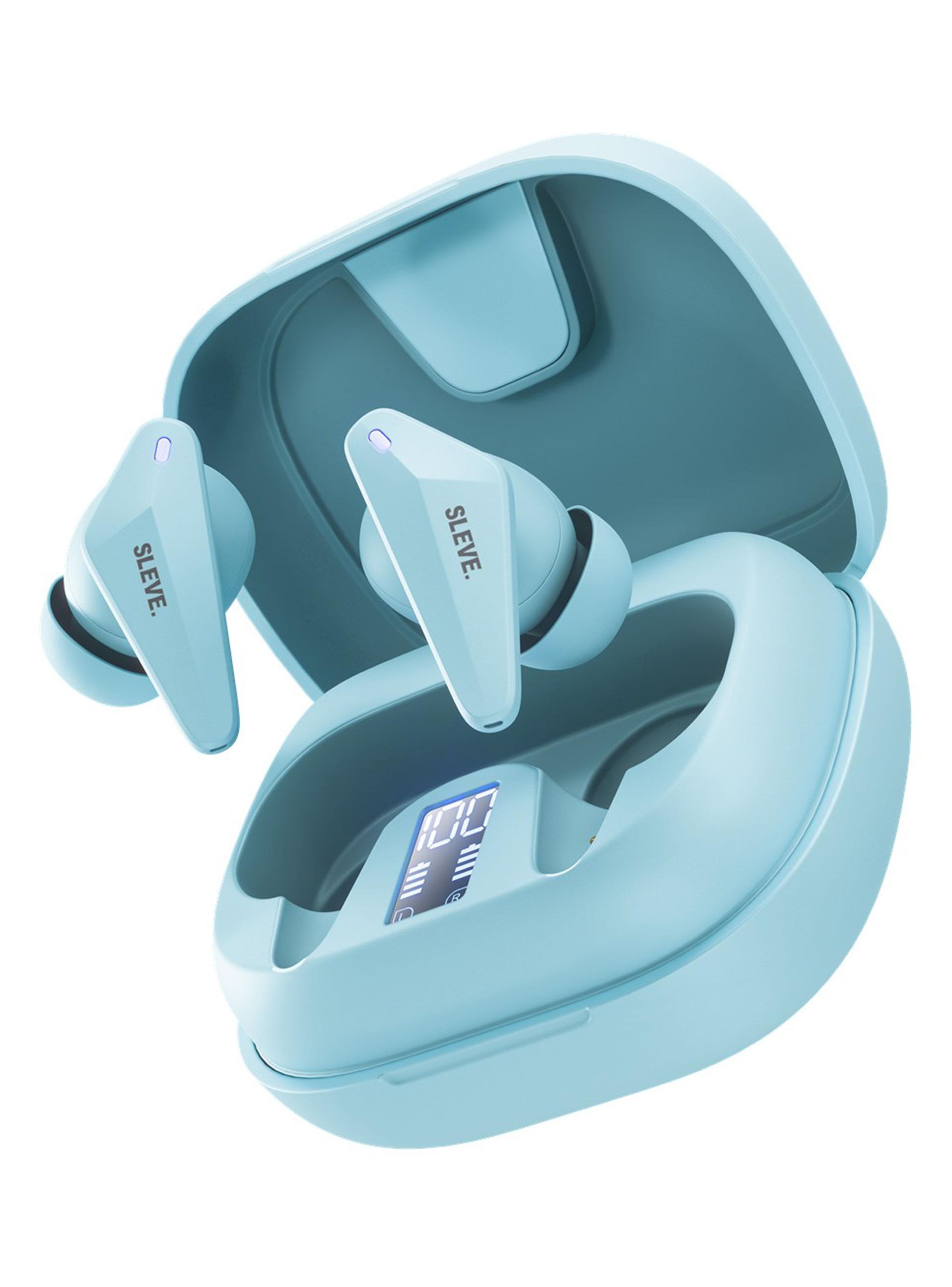 Audífonos Bluetooth X Pods Celeste-0