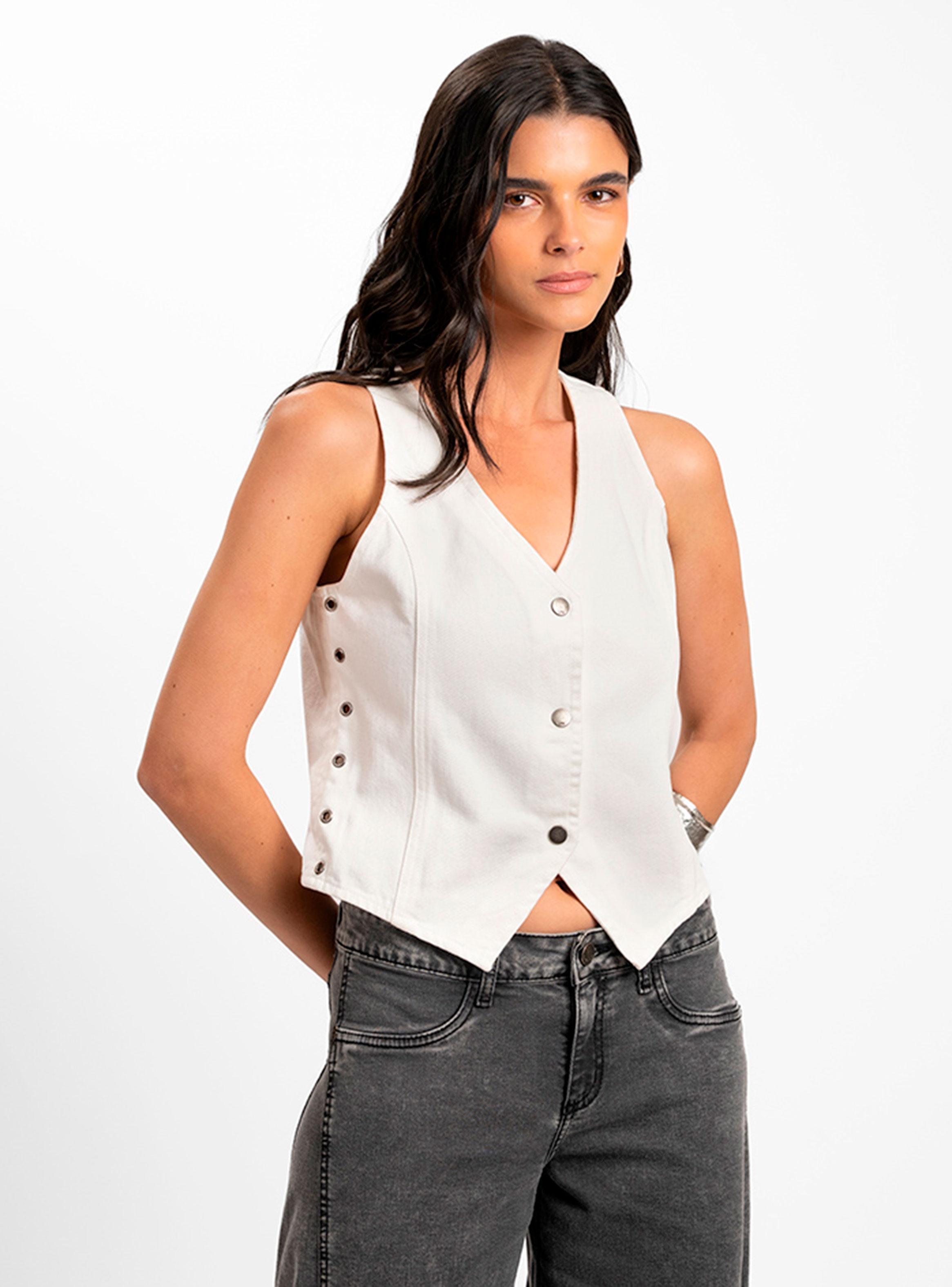 Vest Denim Blanco-2