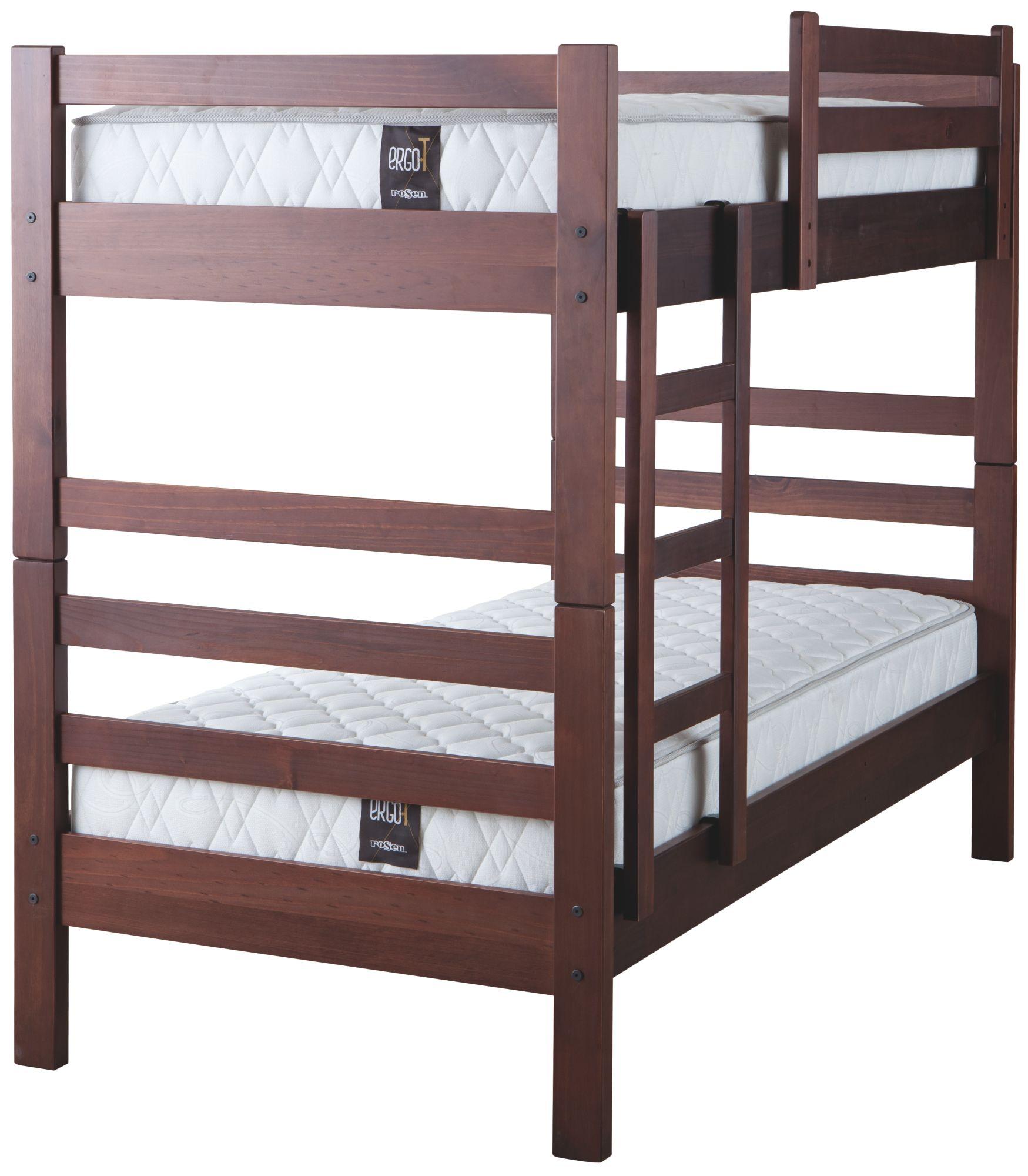 Camarote Ergo-T Desmontable 1 Plaza Chocolate + 2 Colchones-0