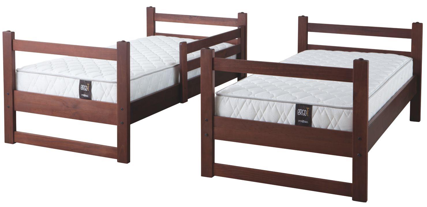 Camarote Ergo-T Desmontable 1 Plaza Chocolate + 2 Colchones-1