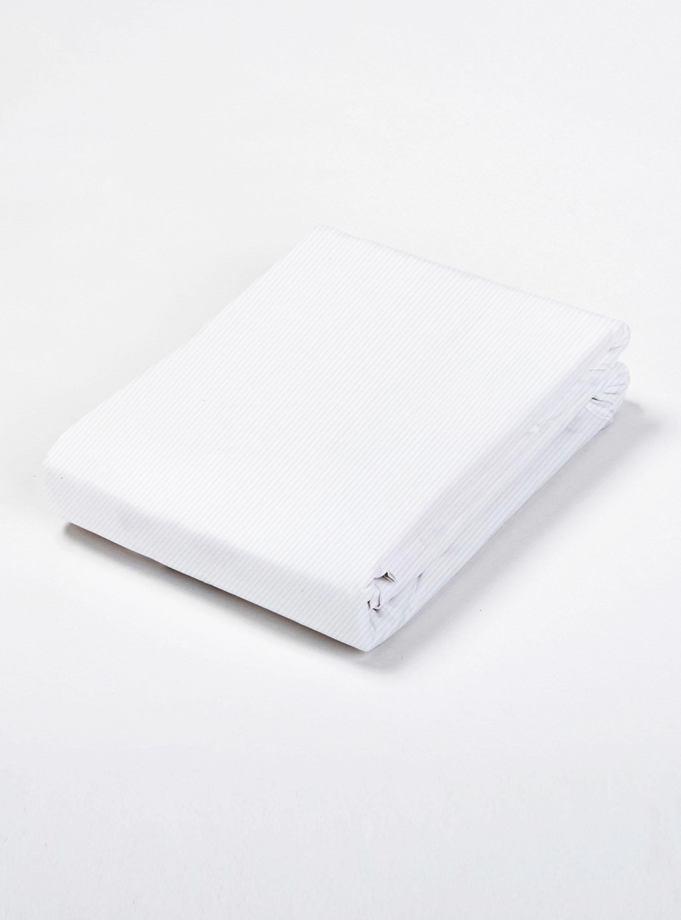 Cubre Plumón Básico Reversible Piqué Blanco King-2