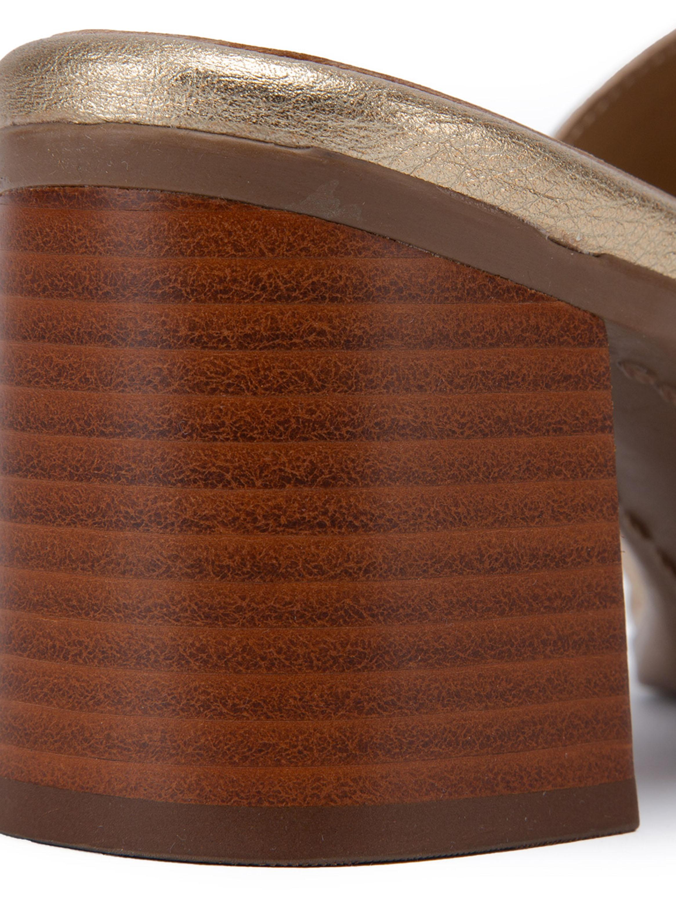 Sandalia Roxxy  660665 Cuero Mujer-4