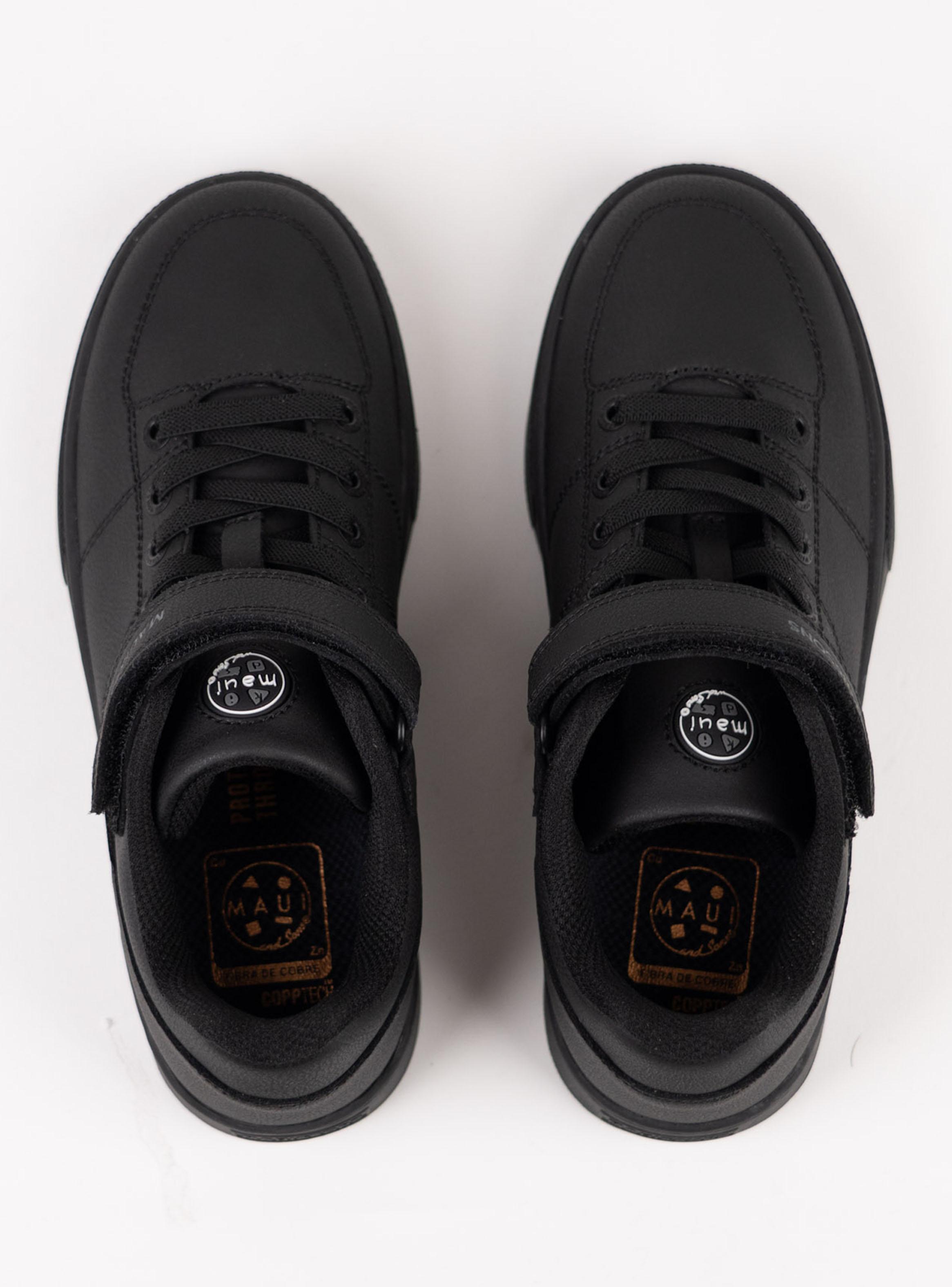 Zapato Escolar Niño Velcro Cuero-5