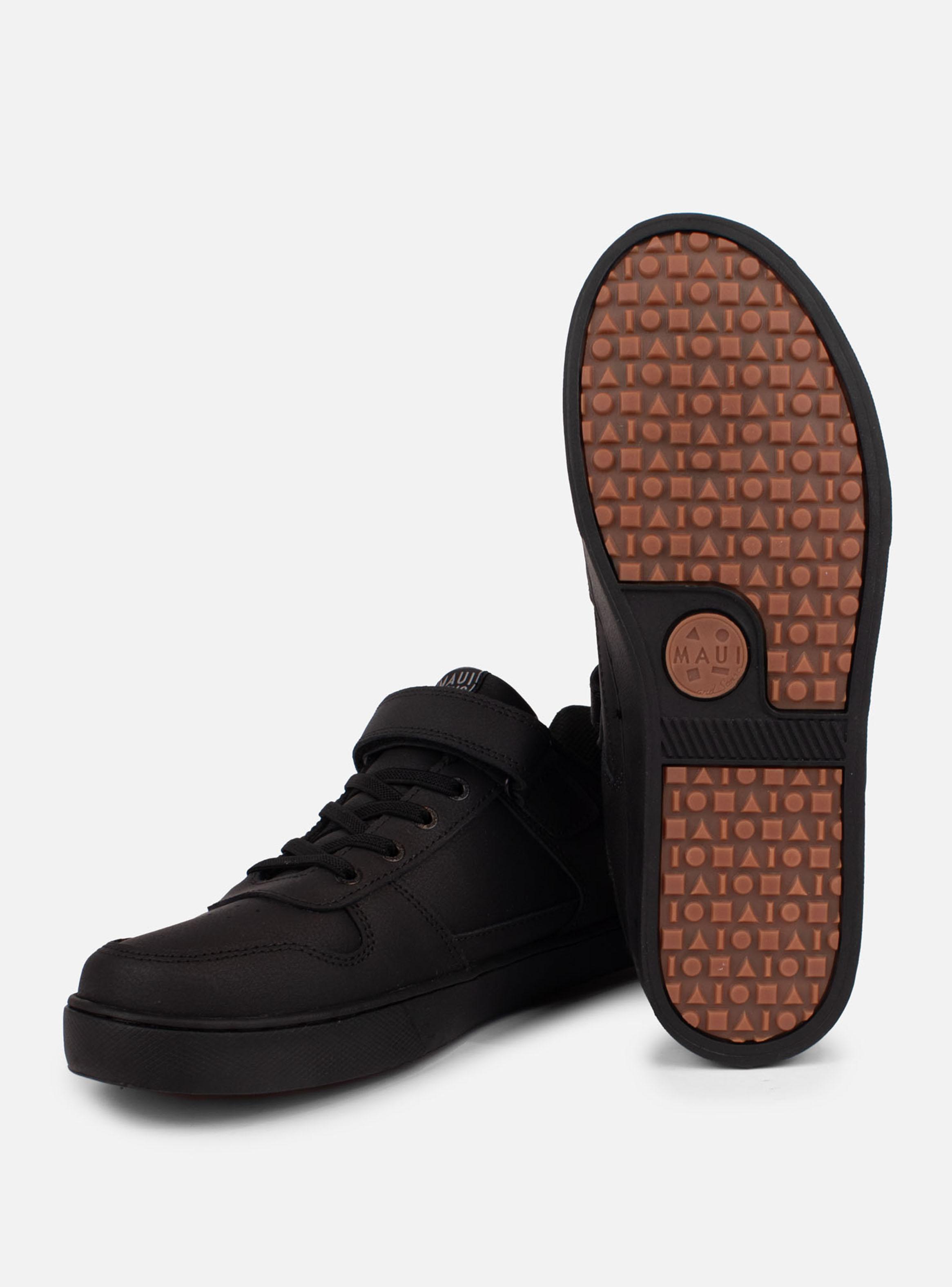 Zapato Escolar Cuero Velcro y Cordón Mujer-4